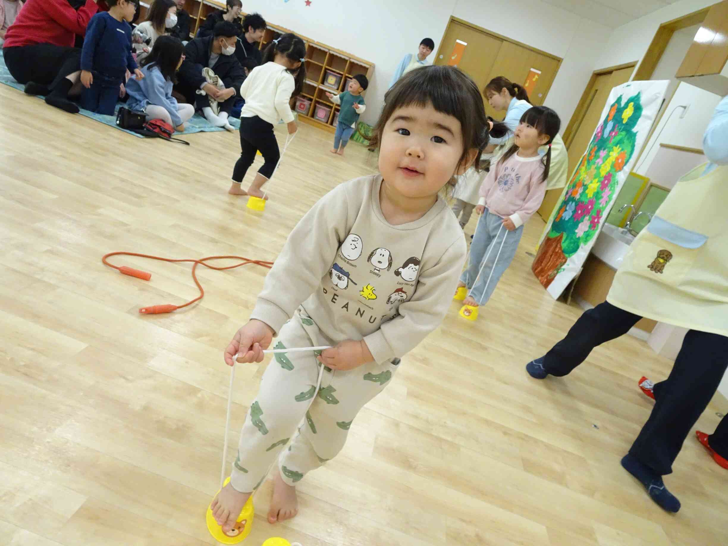 ぽっくりも一年間で上手に乗れるようになったよ♪