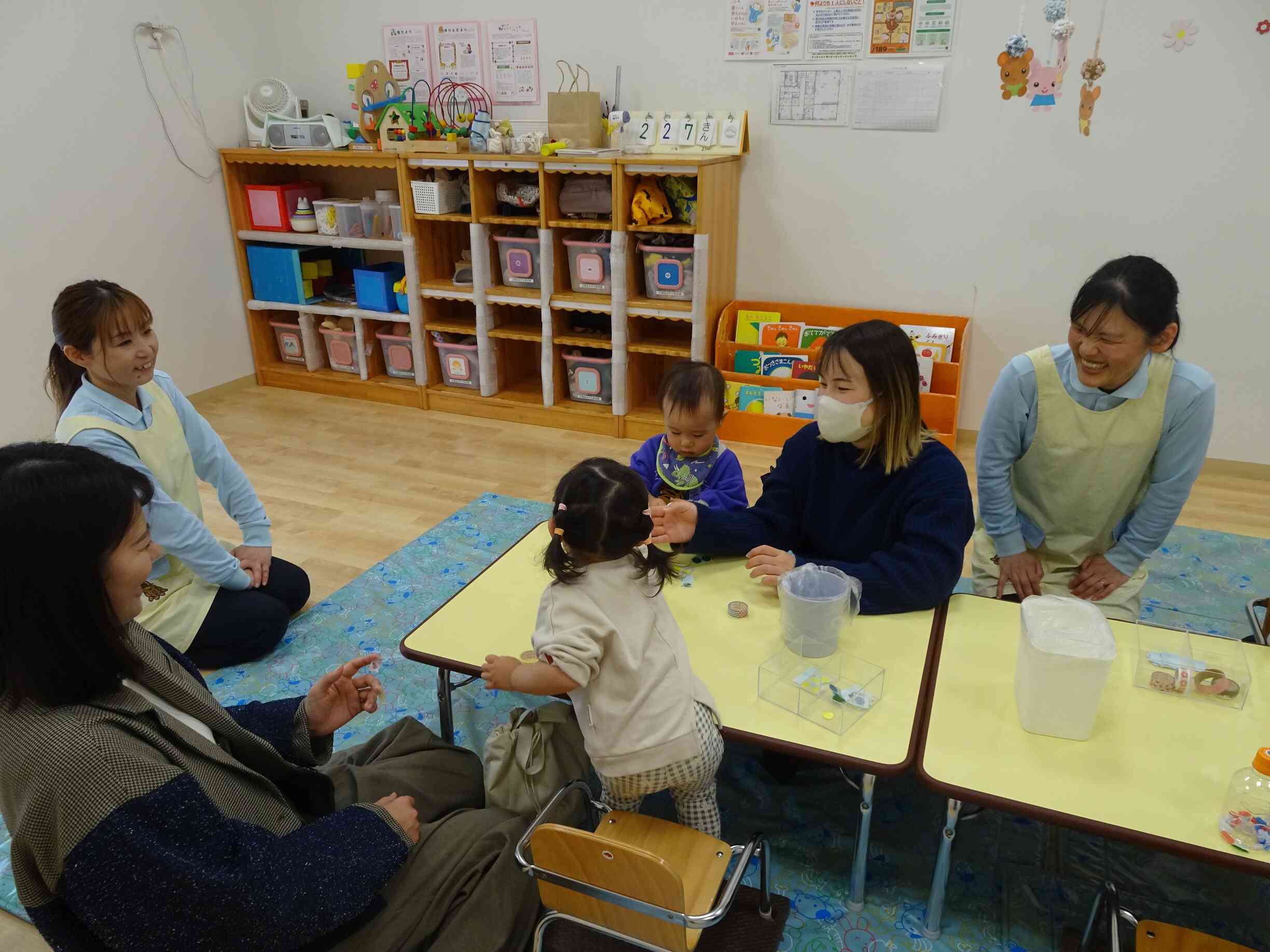 お友だちやお父さん、お母さんと一緒♪楽しいねっ