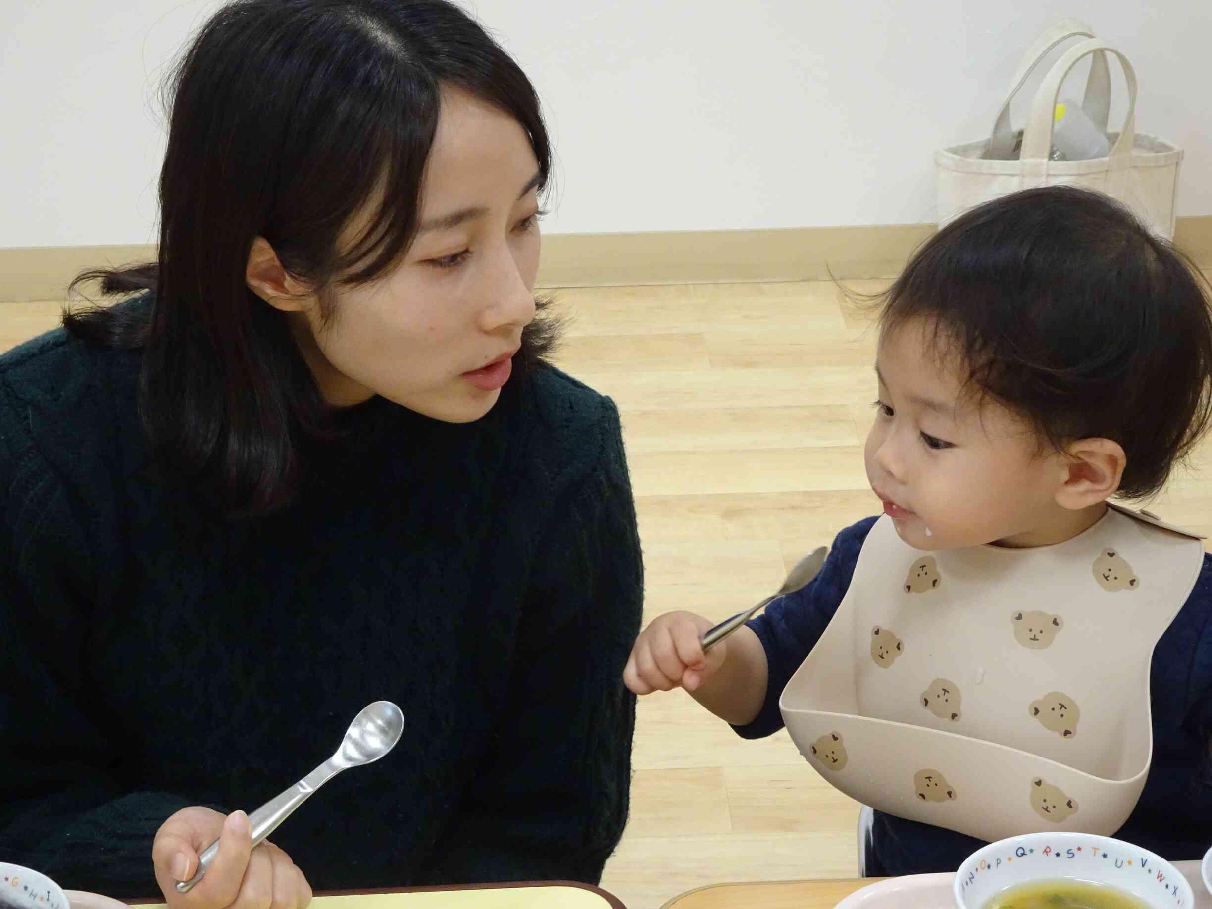 上手に食べられるんだよ♡