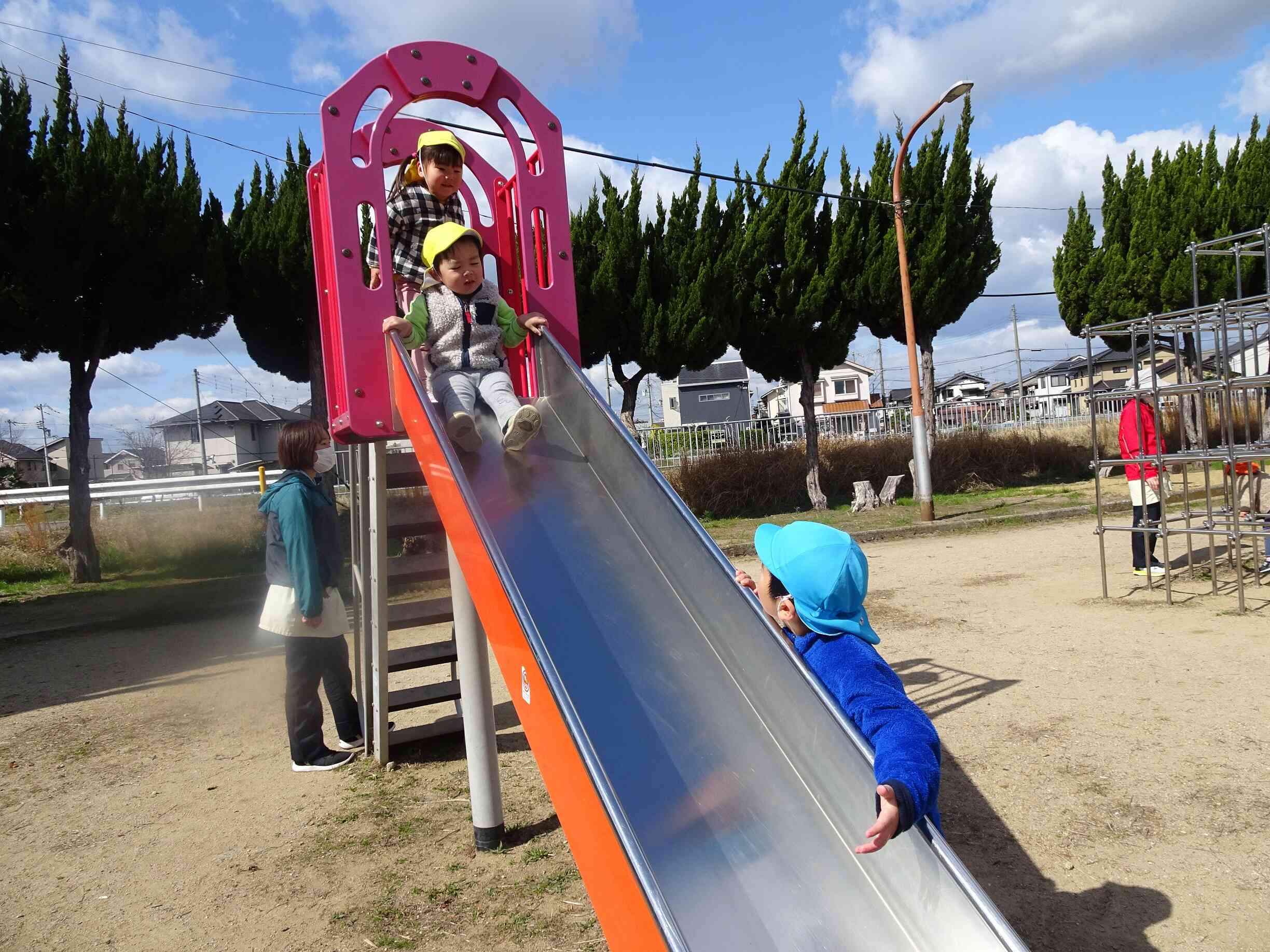 公園に行ったよ