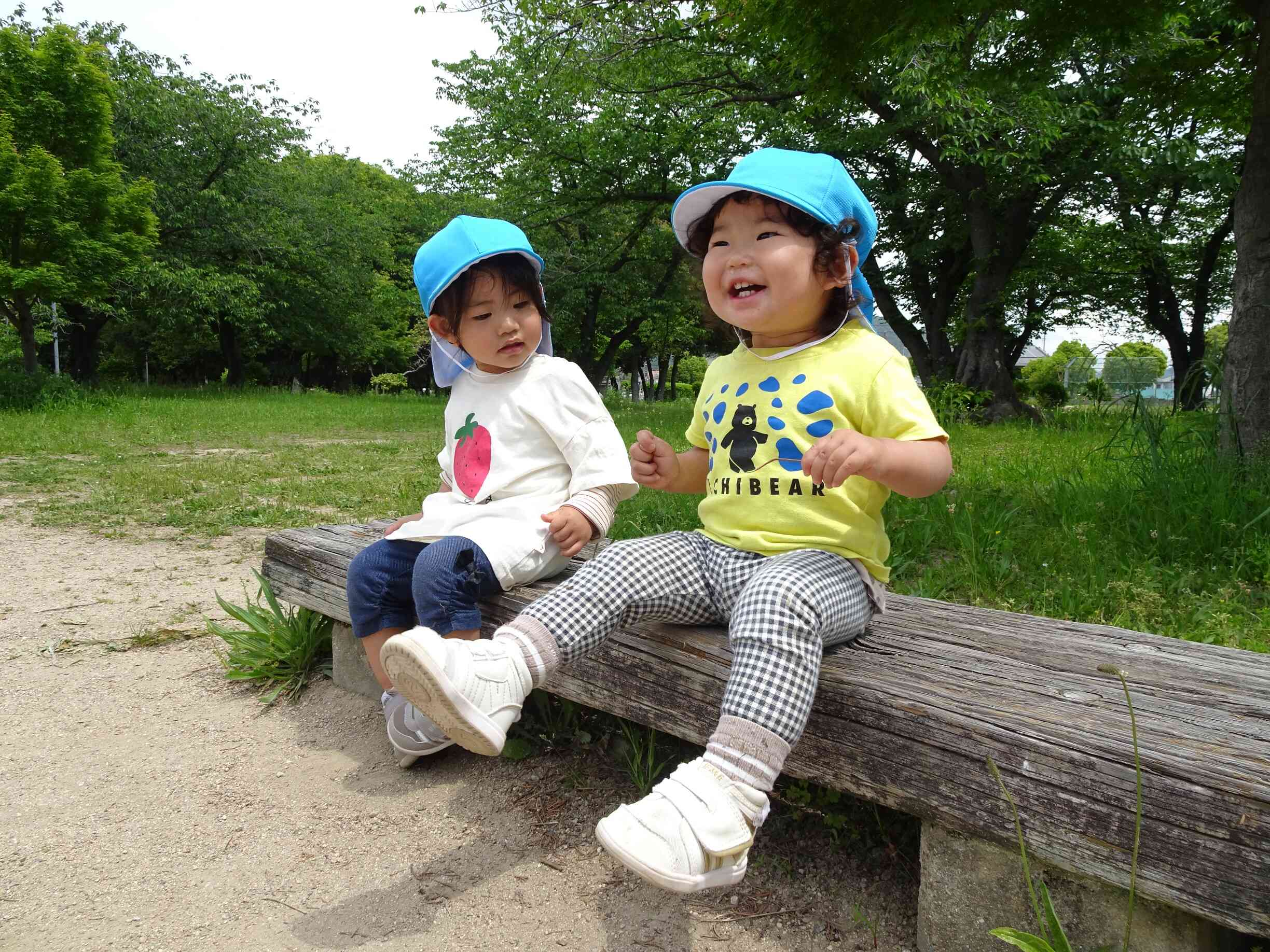 ほのぼのお友だちと休憩タイム・・・♡