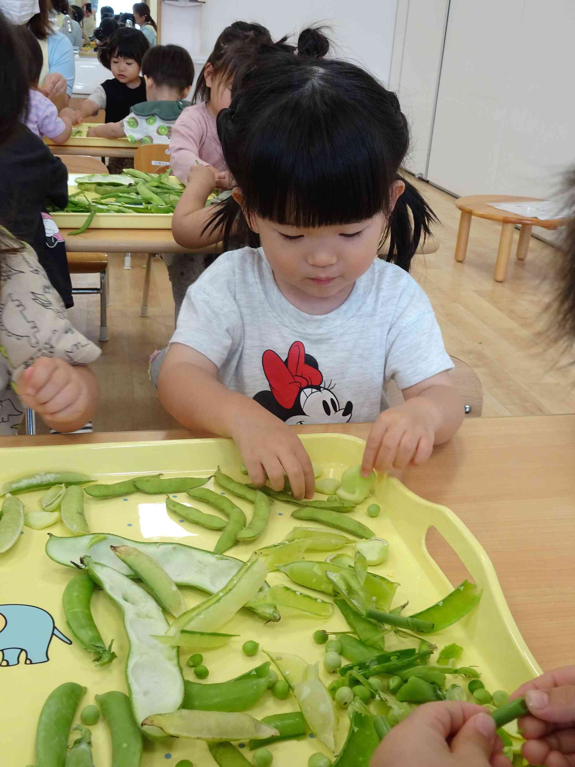 豆をあつめて大集合♡