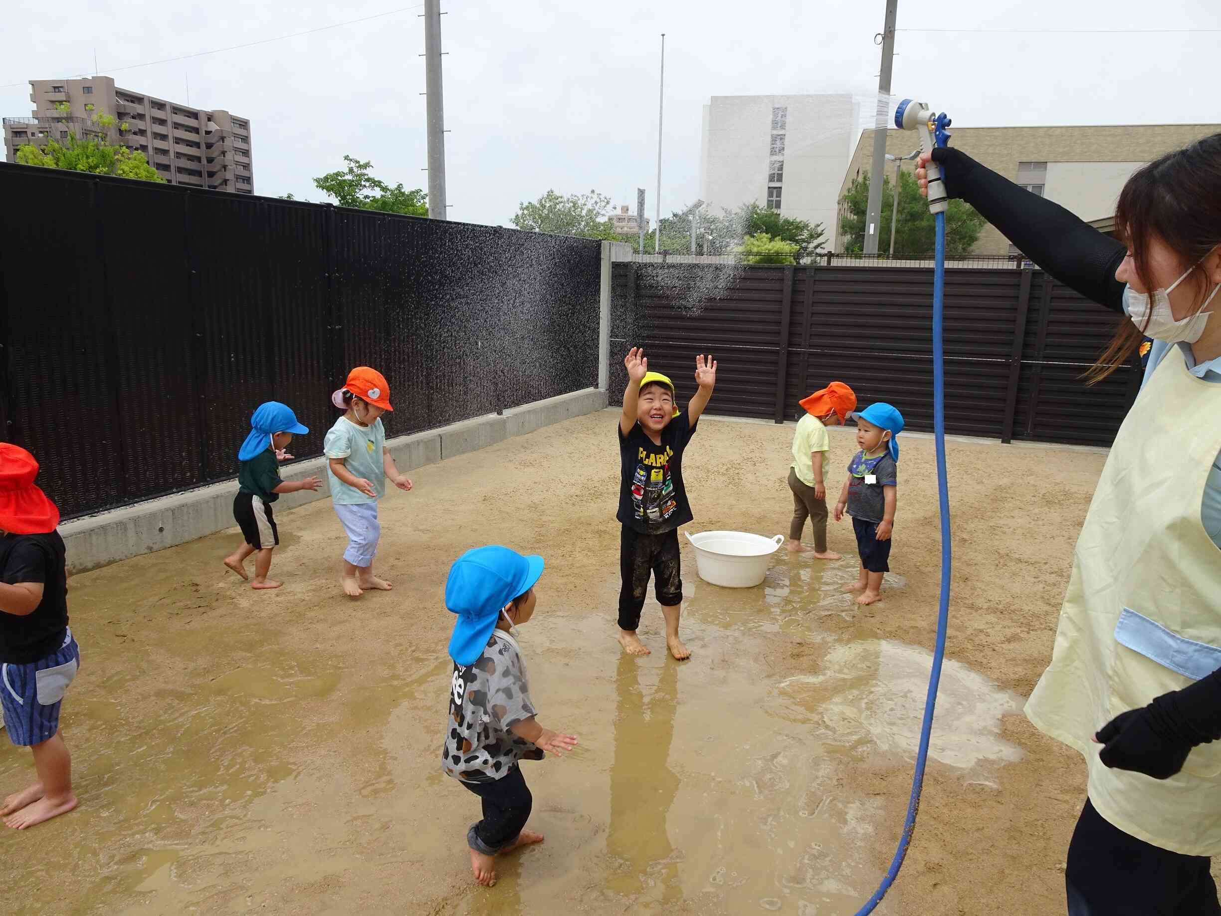 ミストシャワーも気持ちよくて大人気★