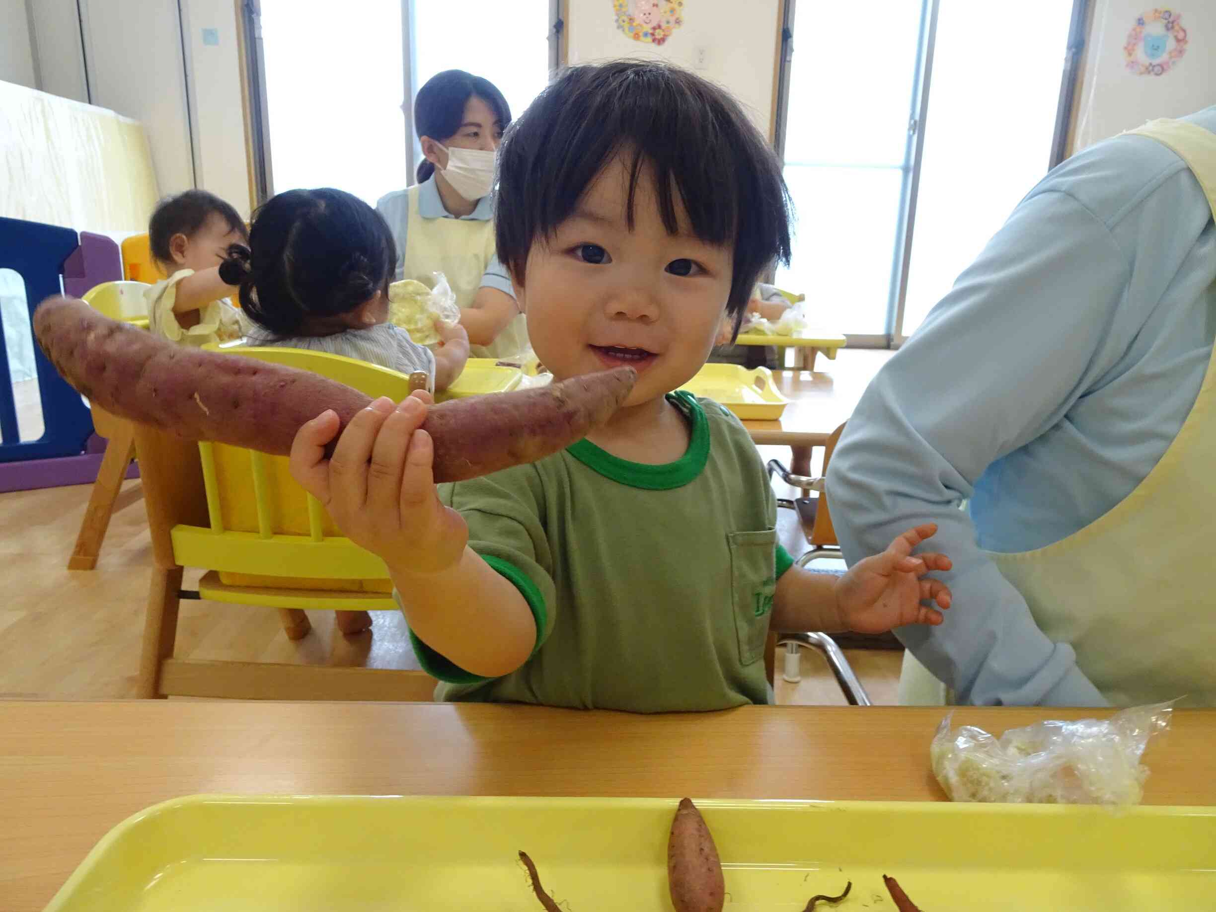 さつまいも大きいよ！！！！