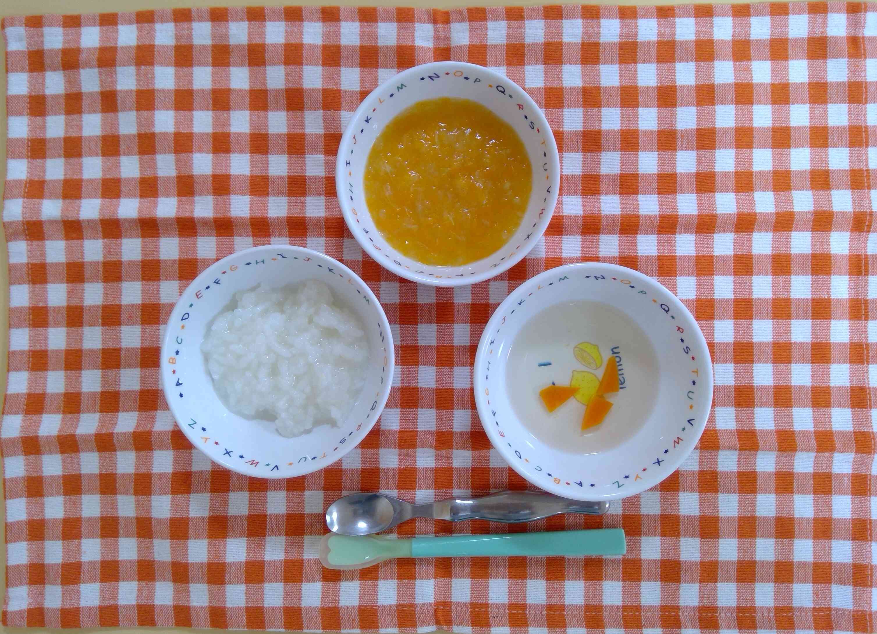 5月12日の給食（中期：離乳食）