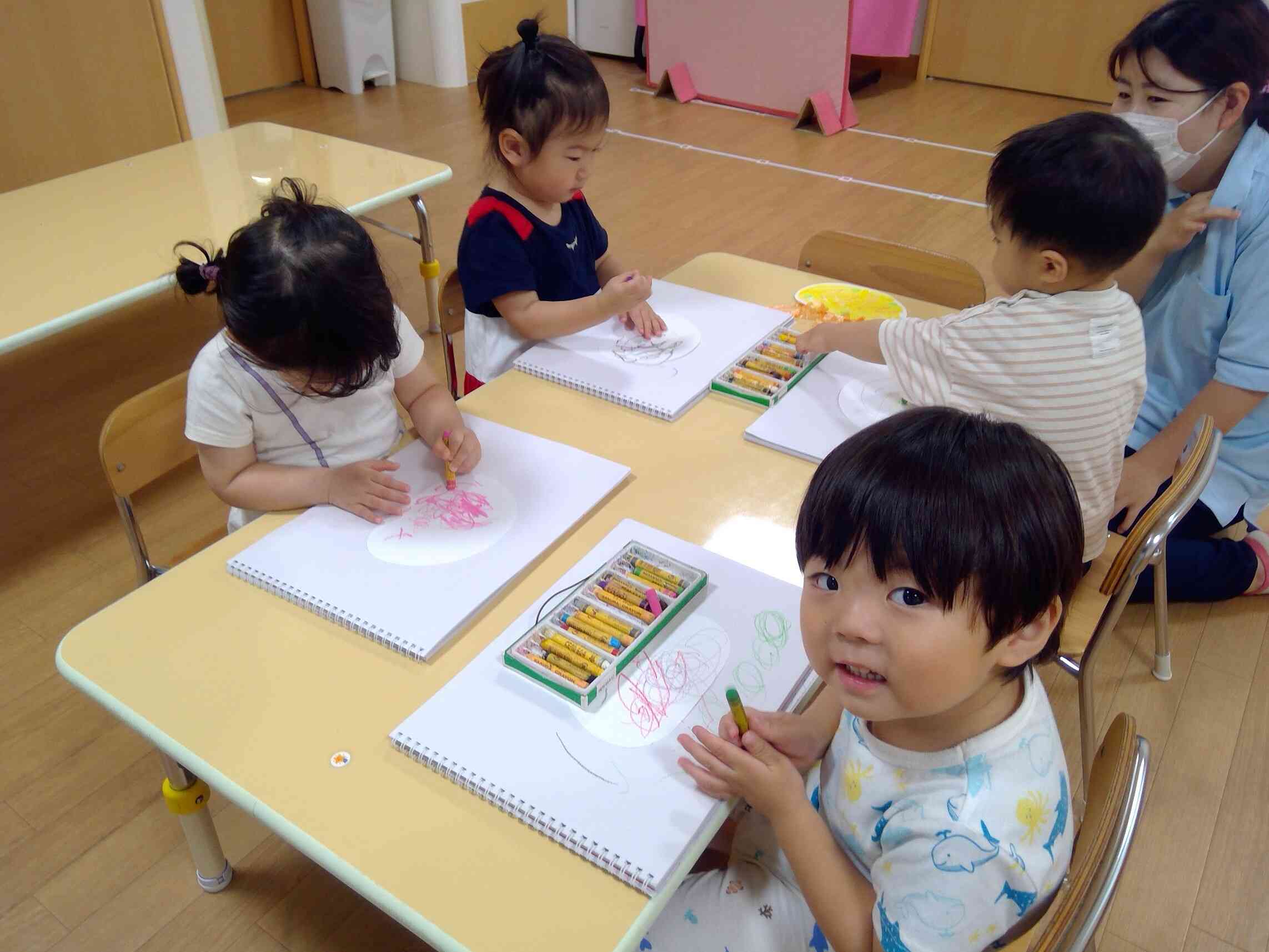 うさぎ組 6月 製作の様子
