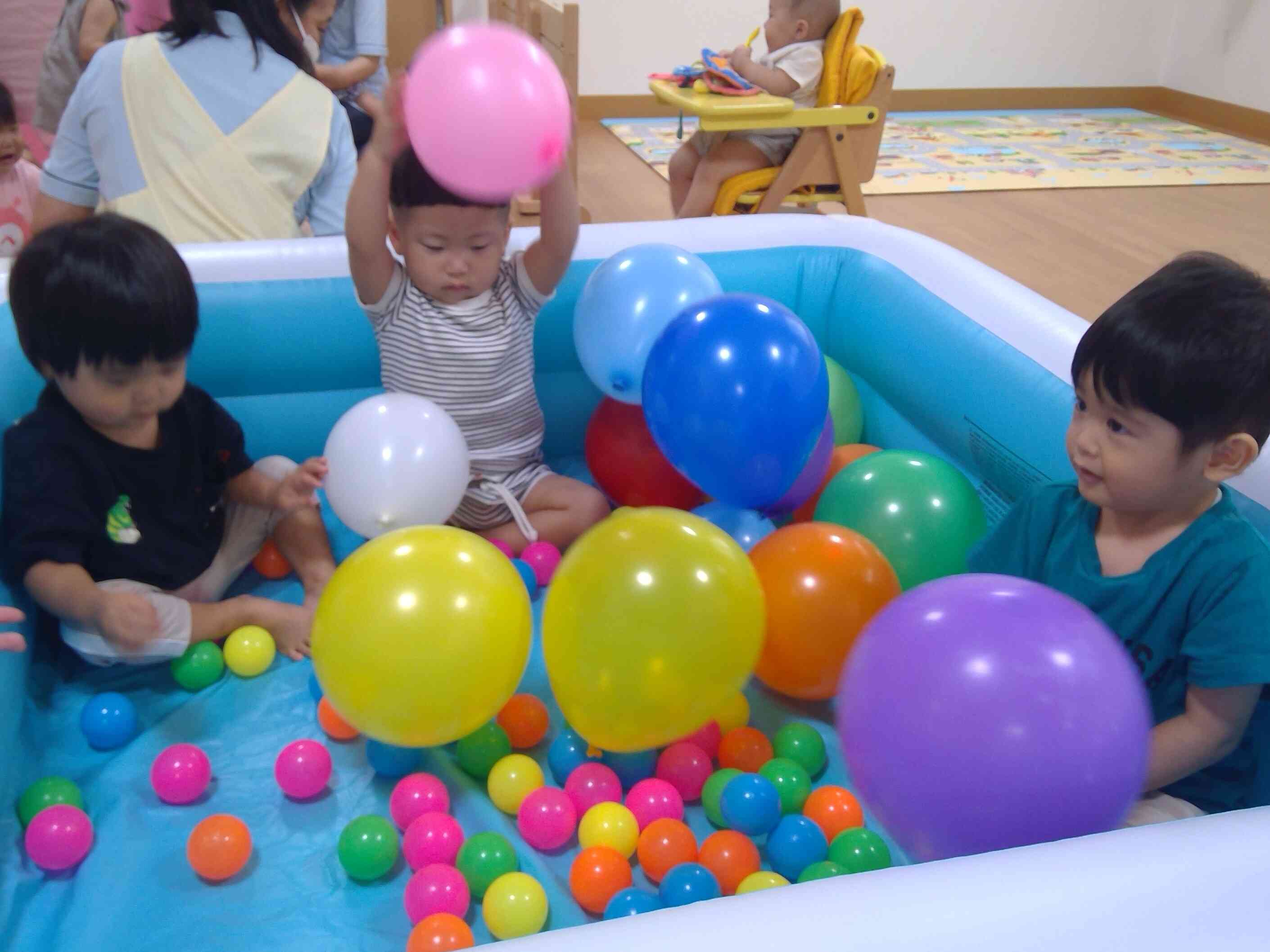 続きまして、あひる組さんの男の子