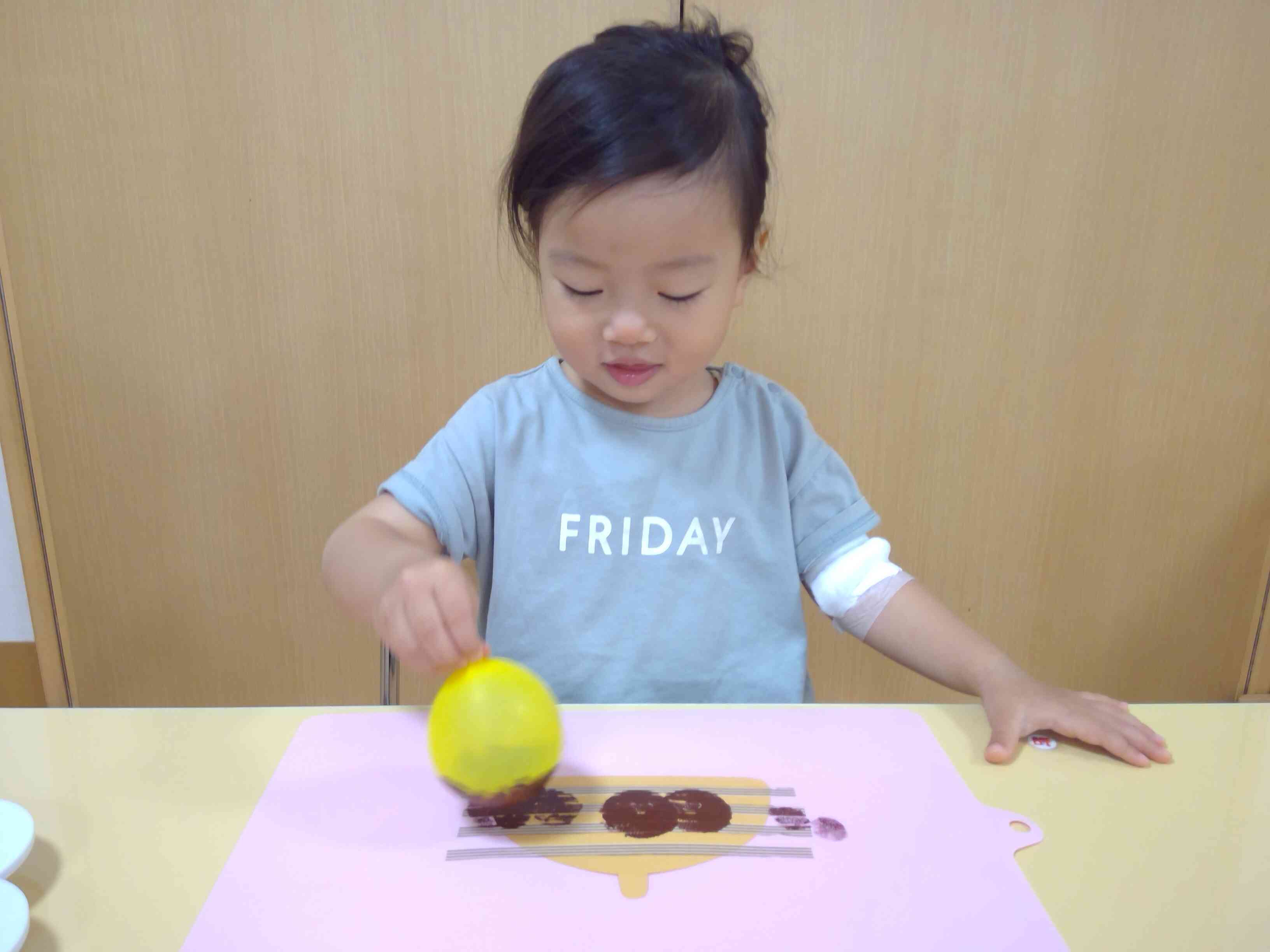 うさぎ組 9月 製作の様子