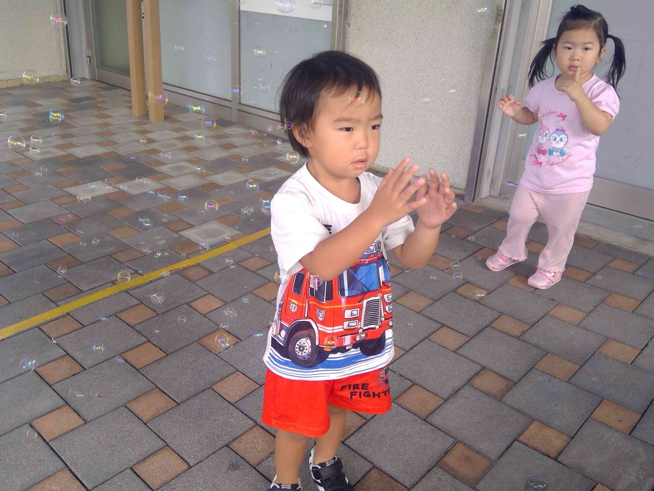 風を感じながら・・・♪(笑)
