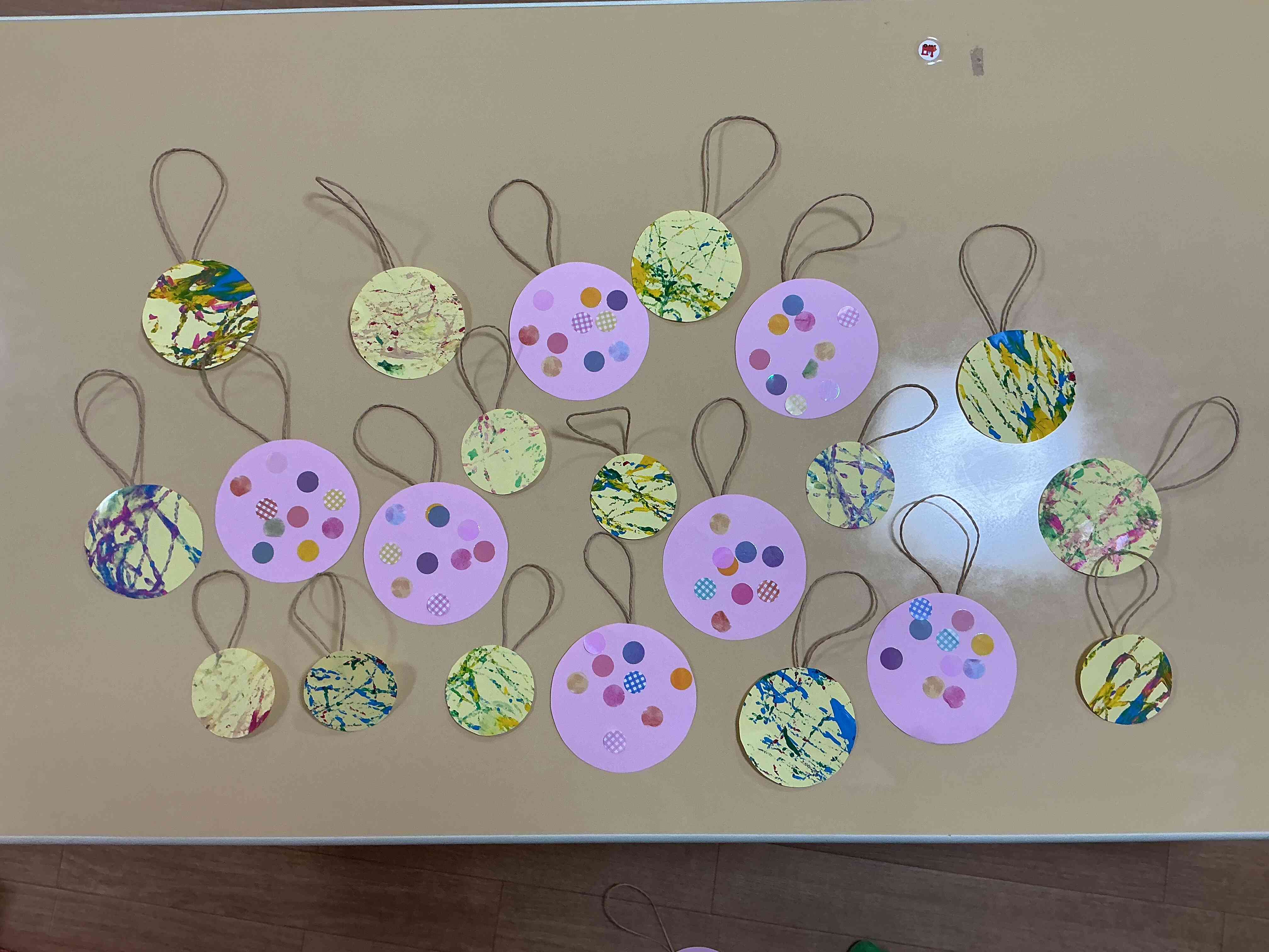 かわいいオーナメントの完成です☆