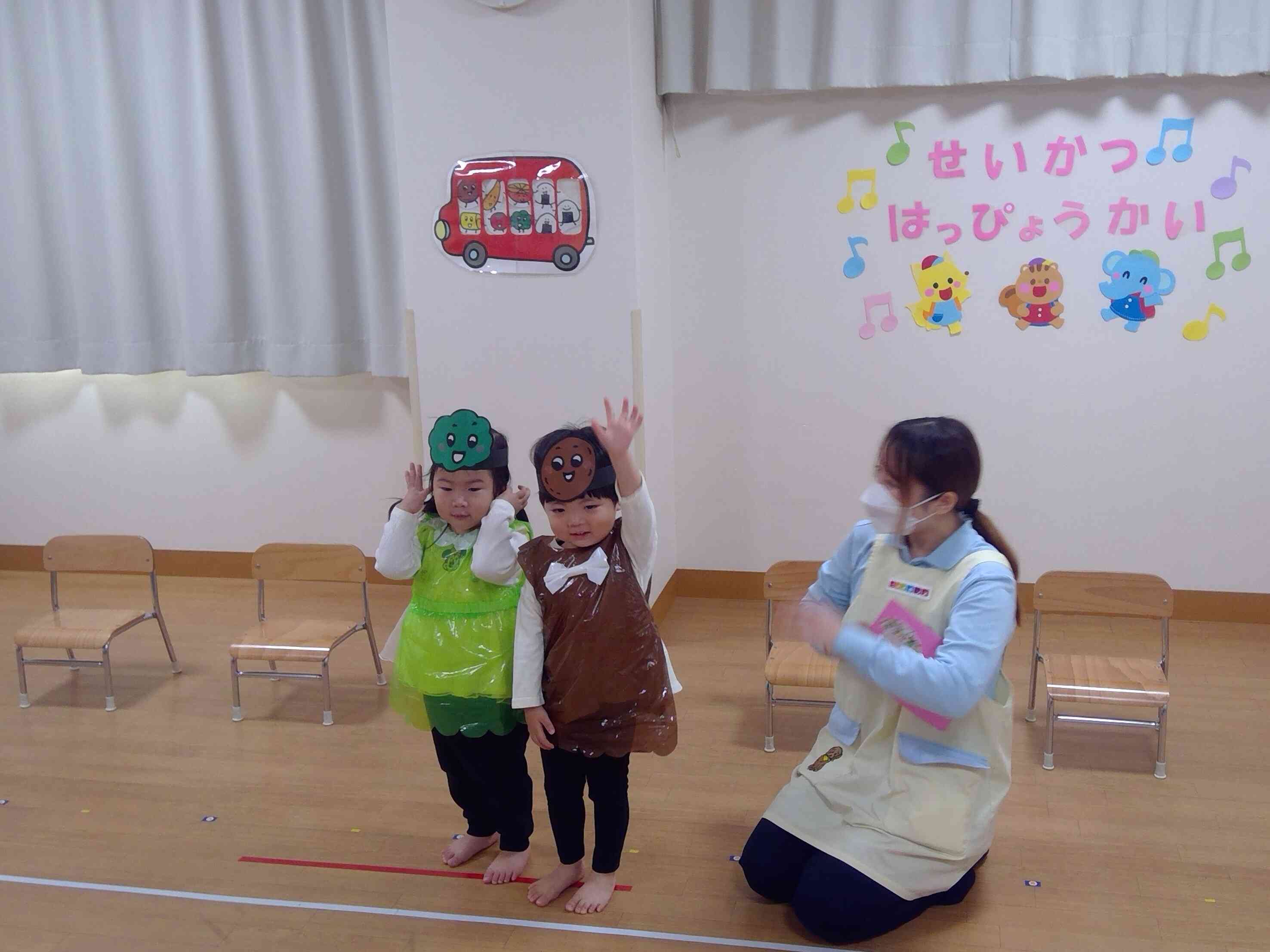 名前を呼ばれて「はーい！」が上手でした♪