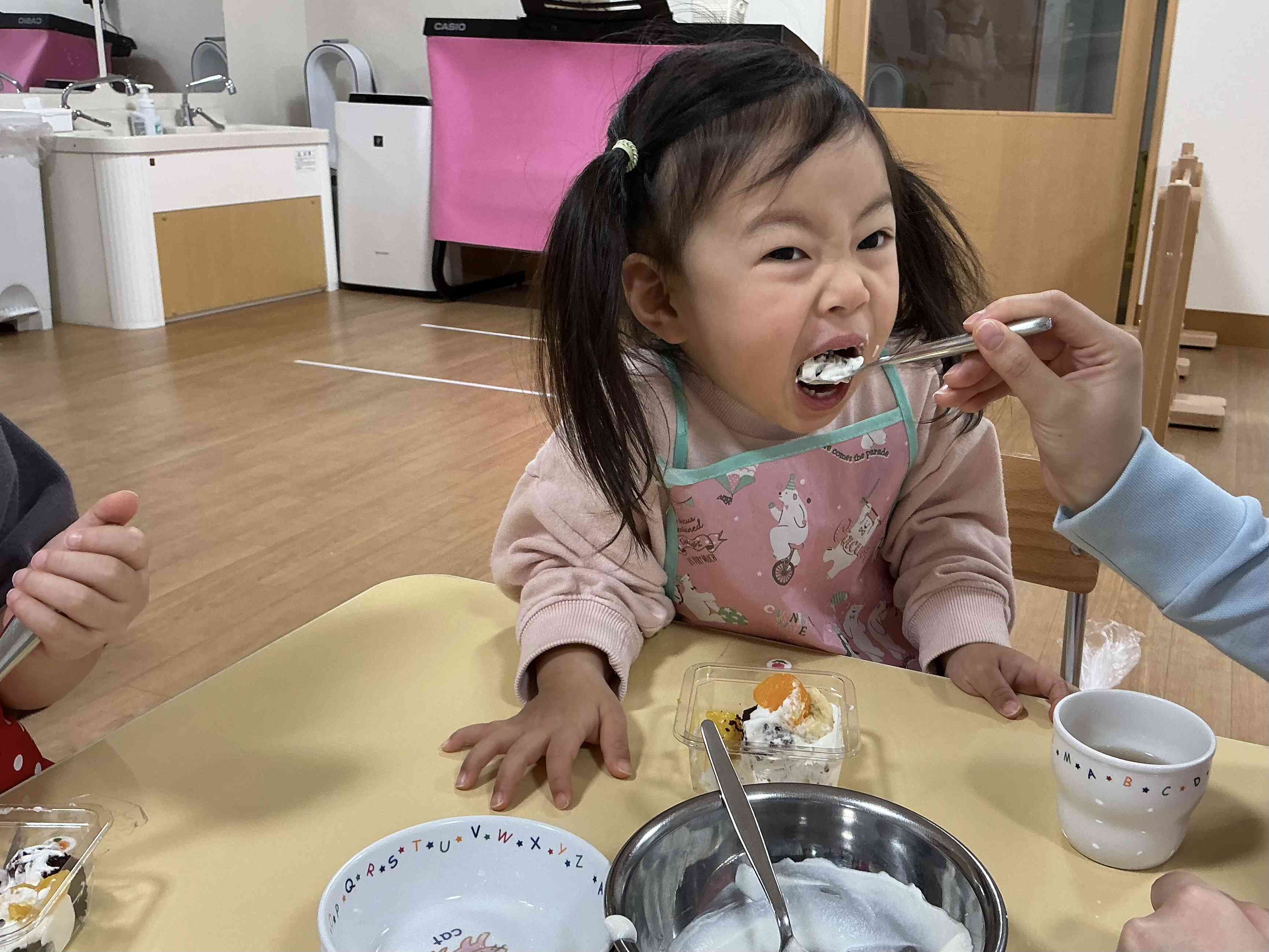 大きなお口でパクッ！