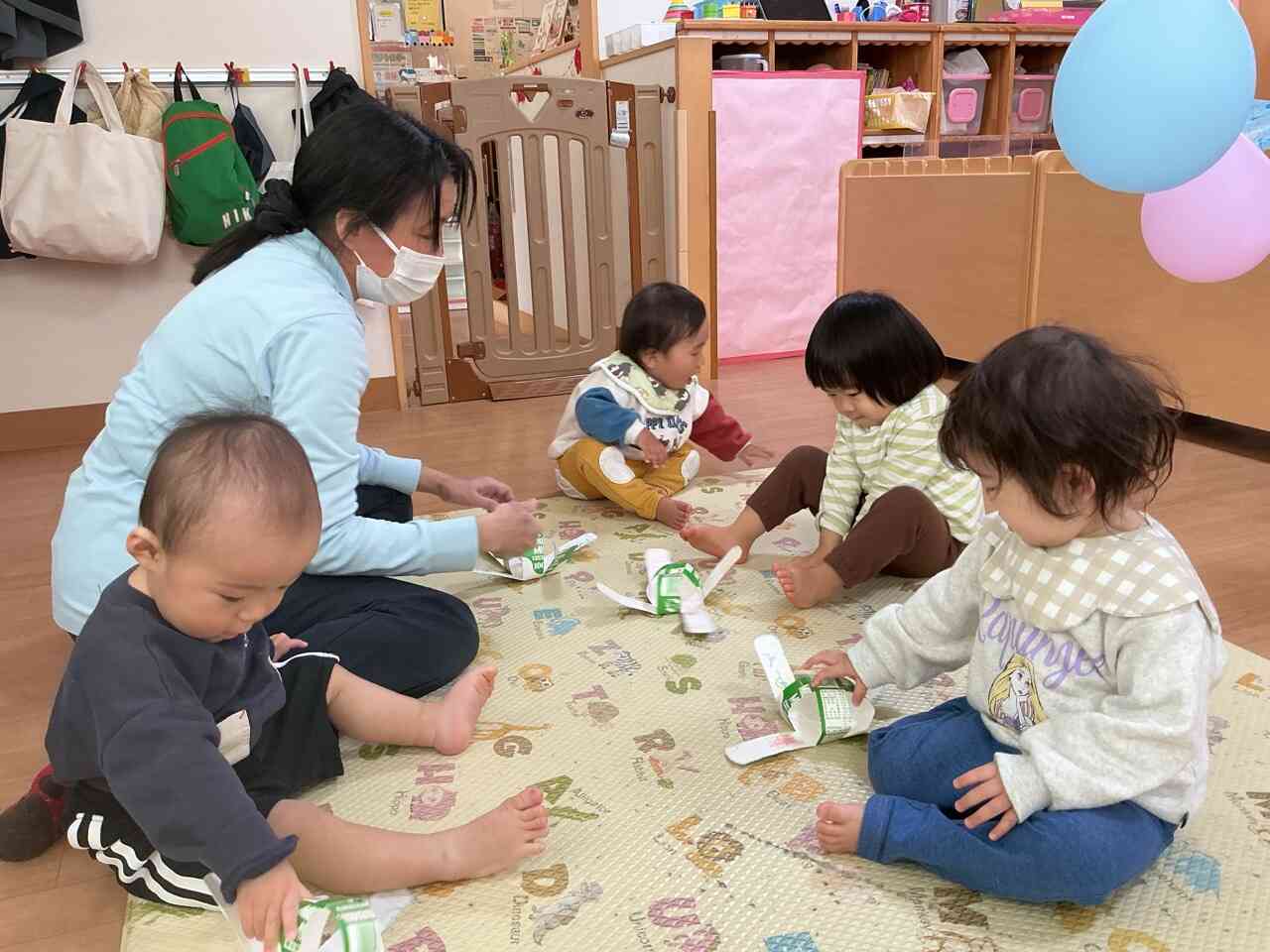 新春コマまわし大会　誰が上手に回せるかな？