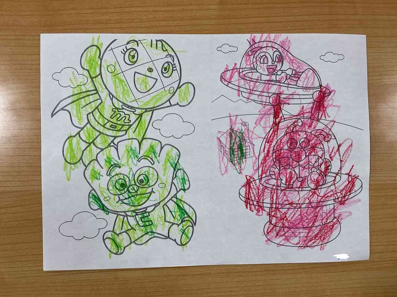 たくさん塗っています♩