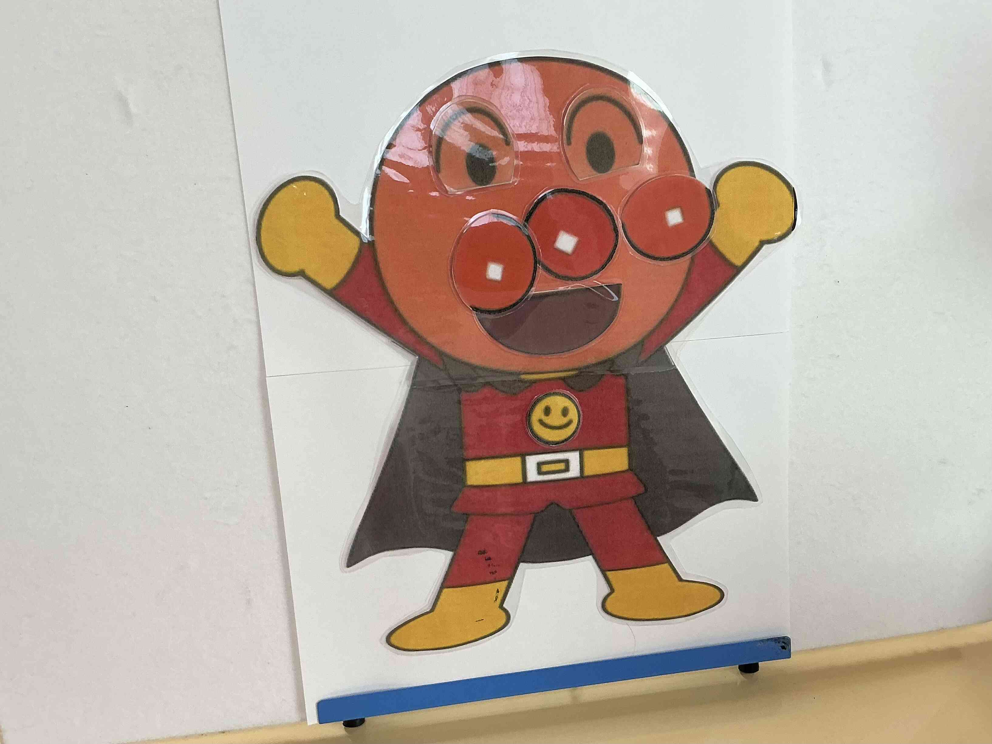 上手にアンパンマンのお顔ができました☆