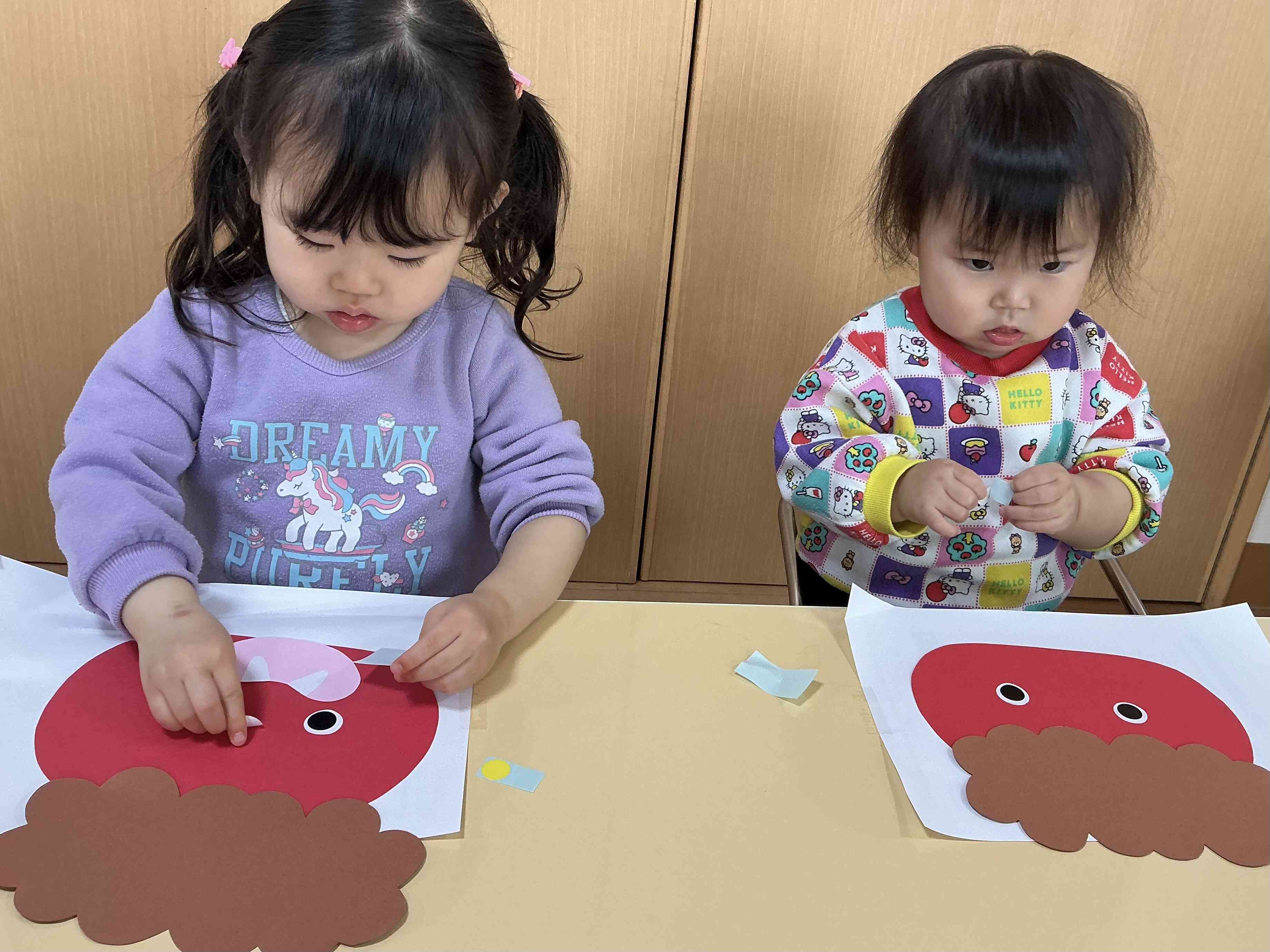 あひる組☆製作の様子