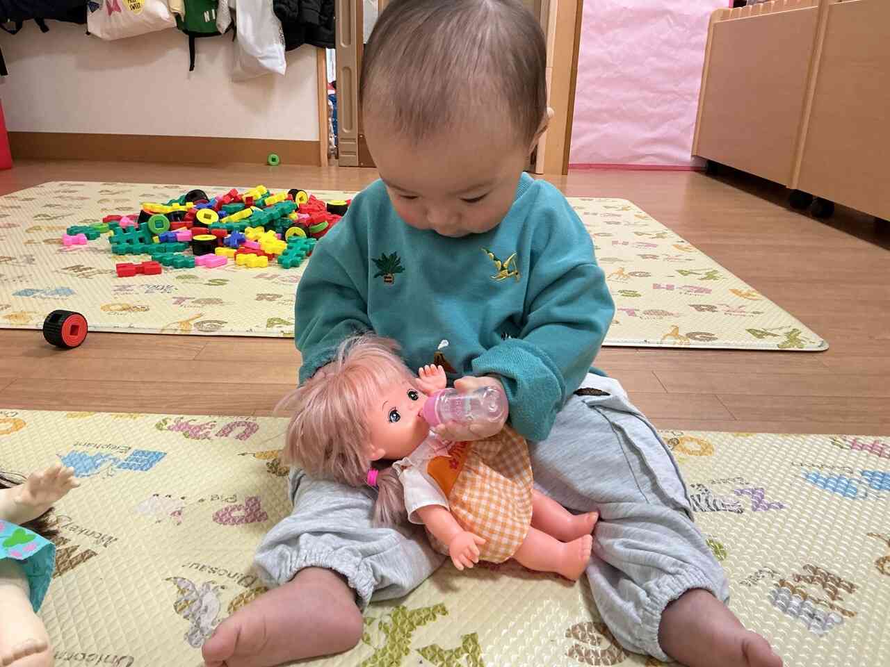 お人形遊びしてみました♪