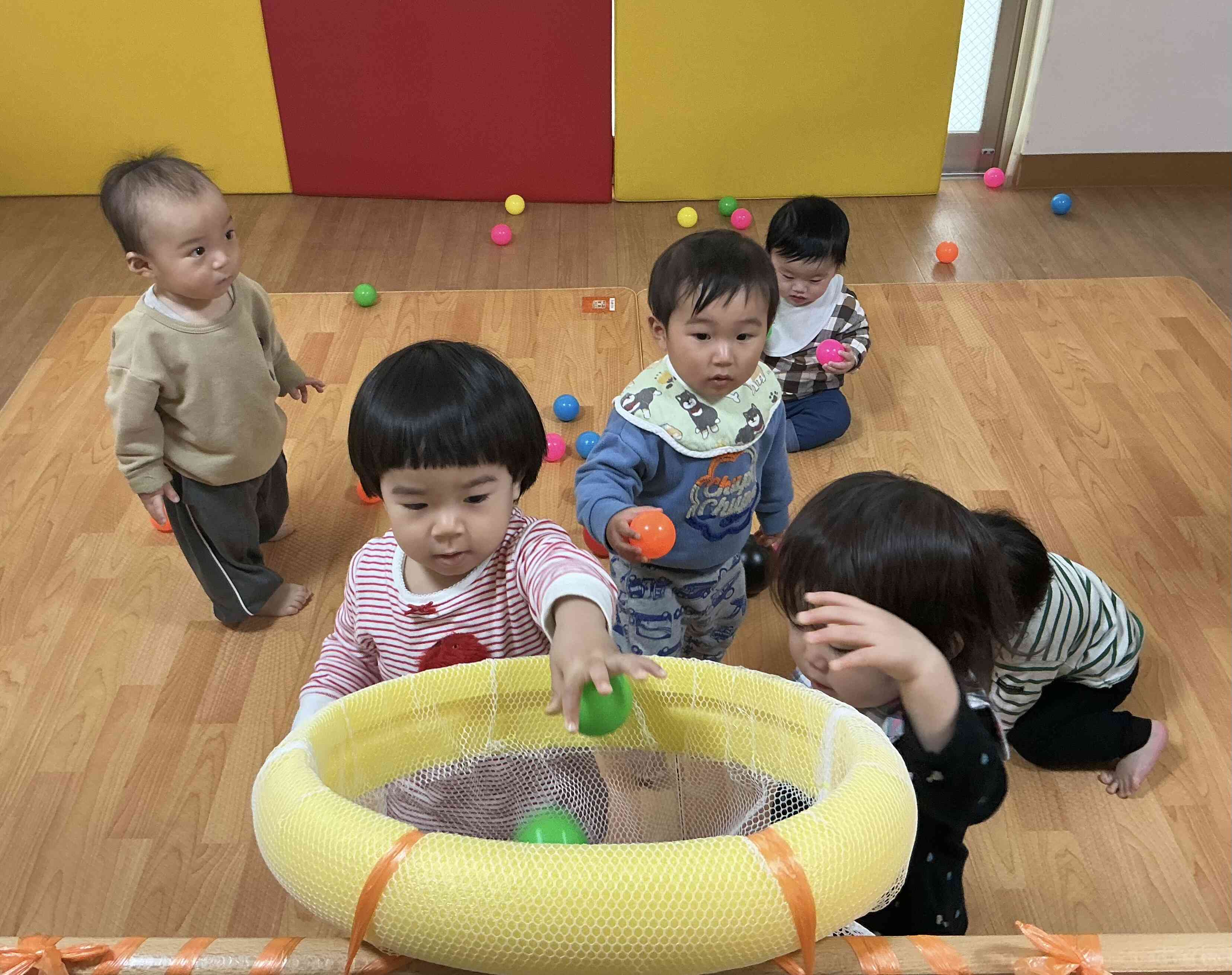 ポイポイシャワー！！（ひよこ組）