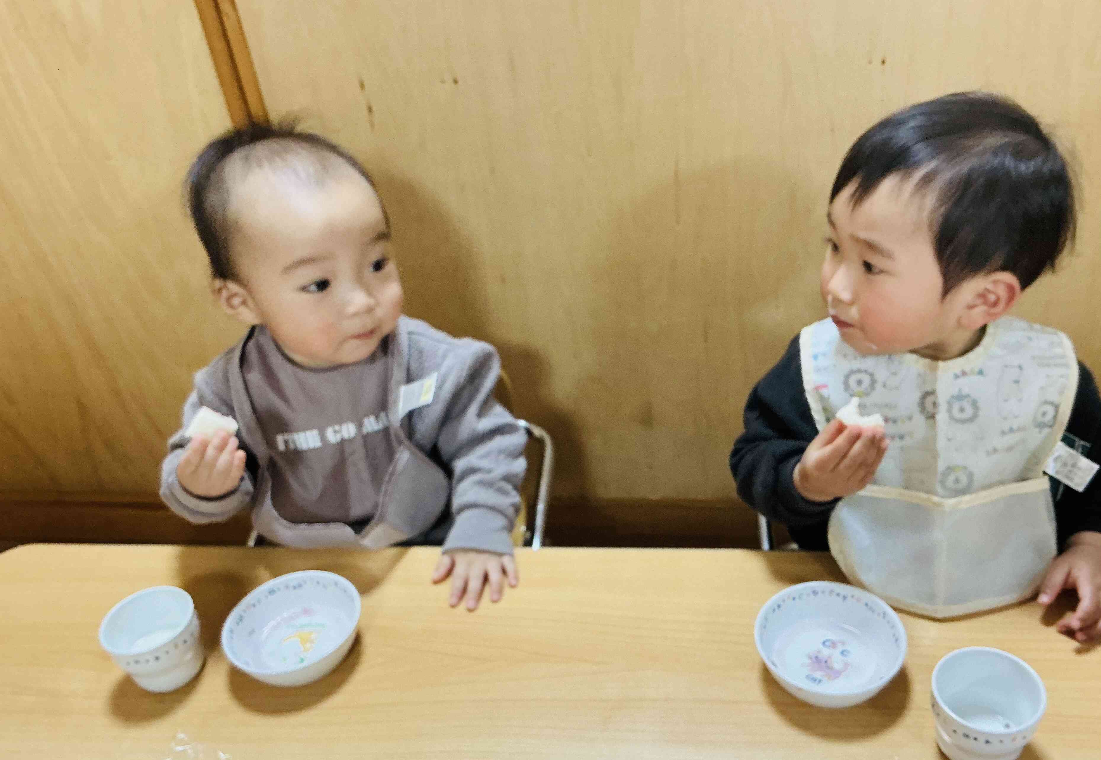 ひよこ組さんも美味しくいただきました☆