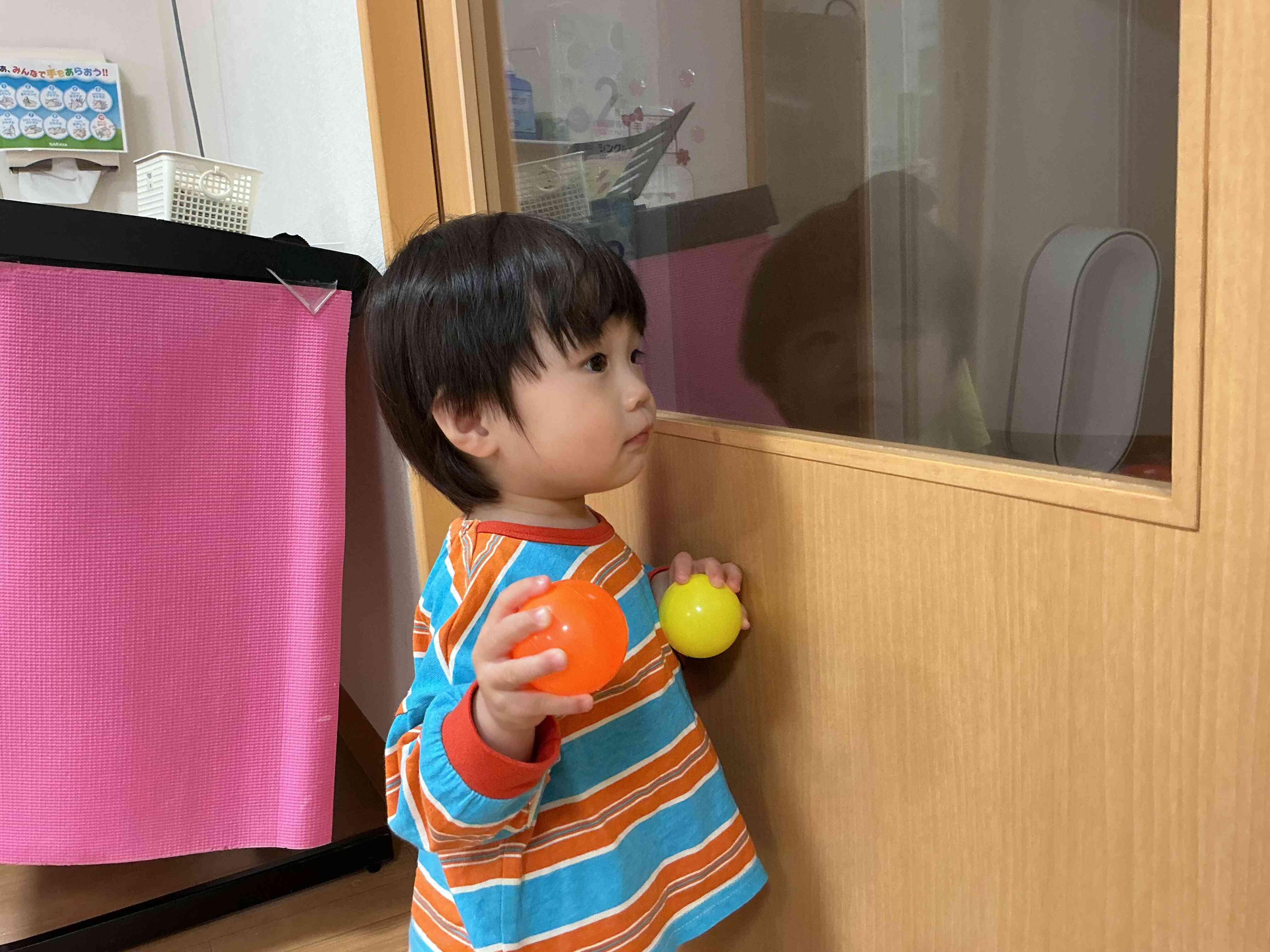 扉の中が気になるお友だち(*^^*)