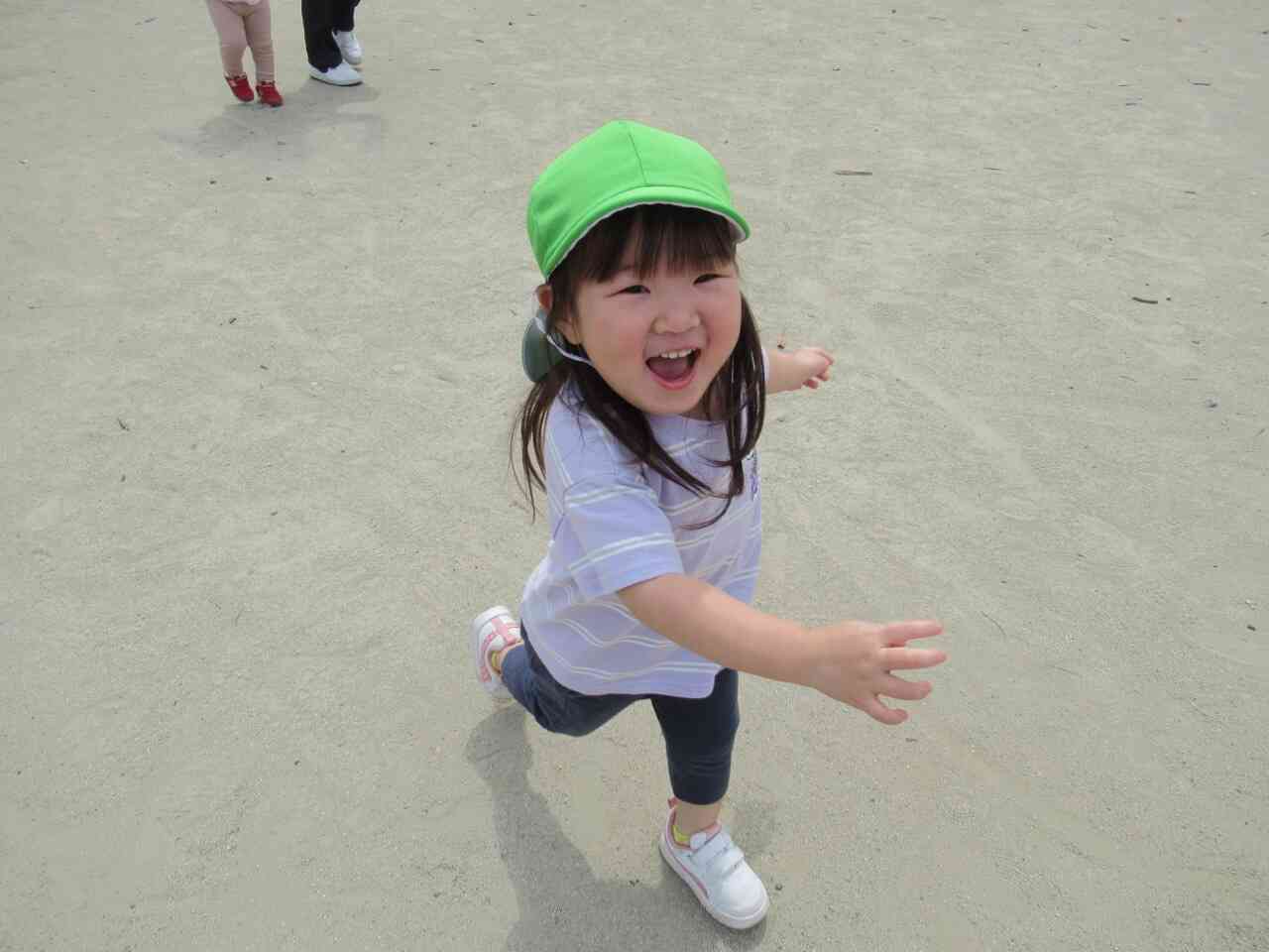 追いかけっこ楽しいね！