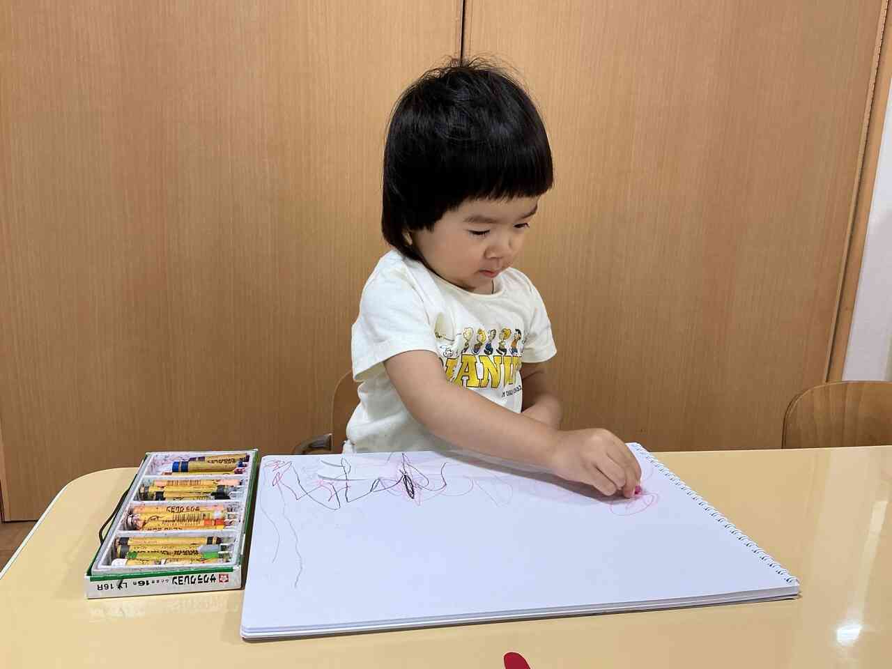 ダイナミックに描いています！