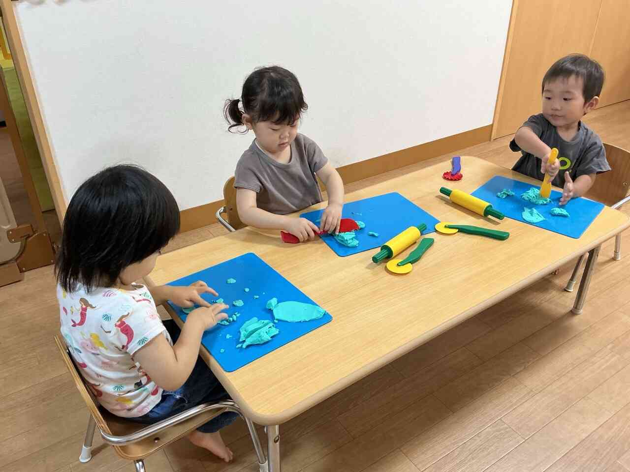 粘土遊び大好き☆