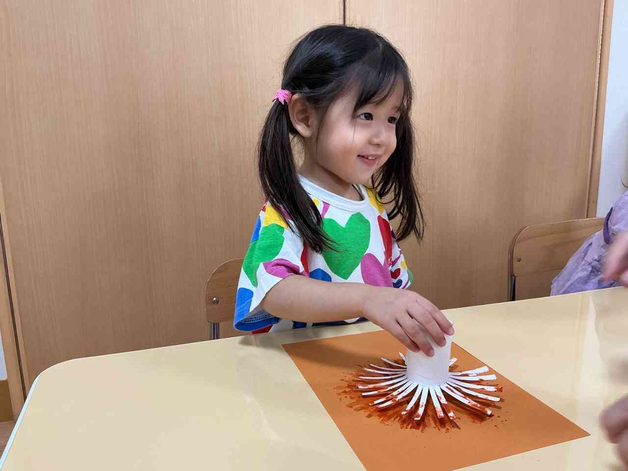 上手にできているでしょ？　でも、先生見ててね〜