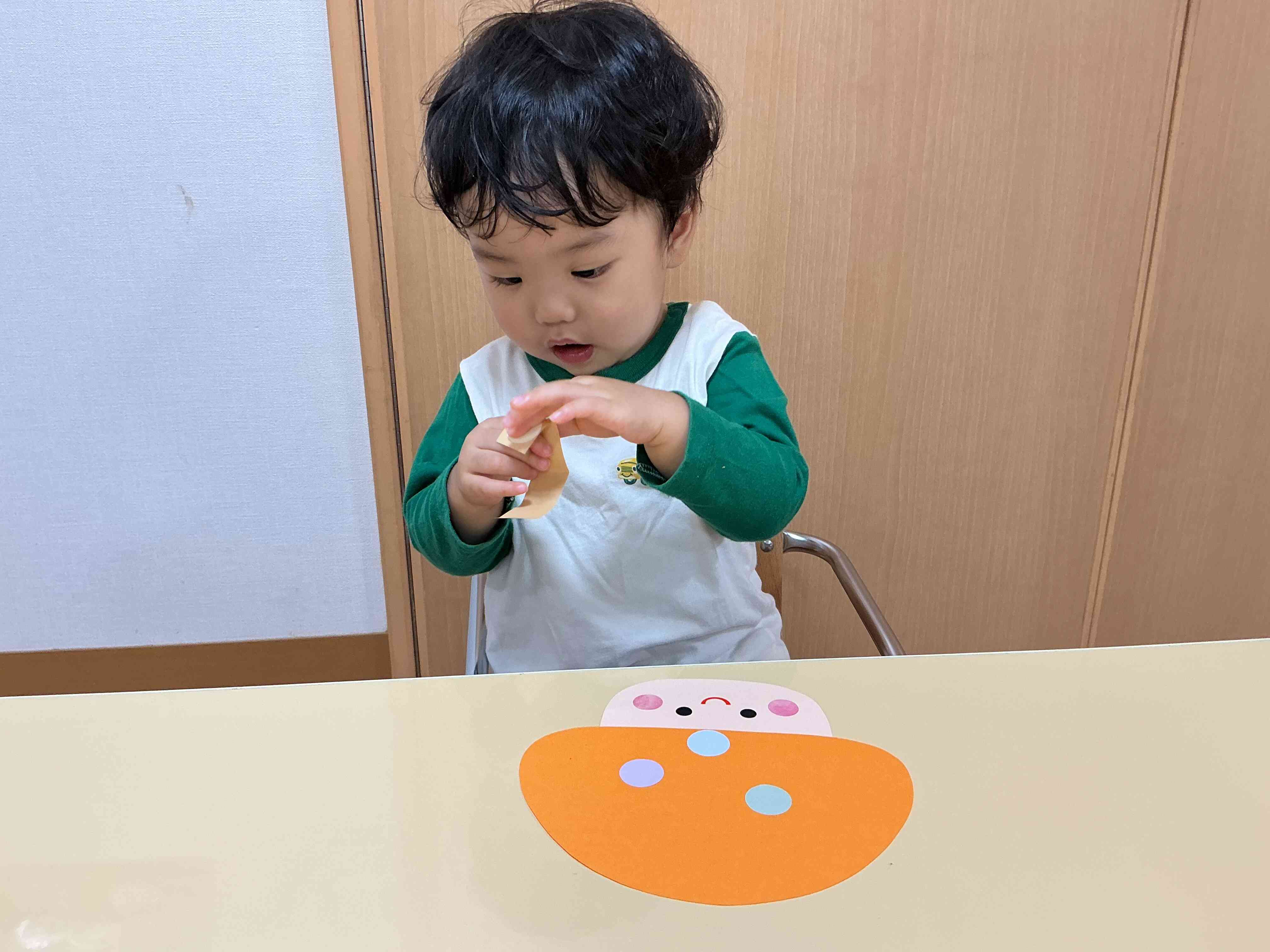 シールを剥がして…♩