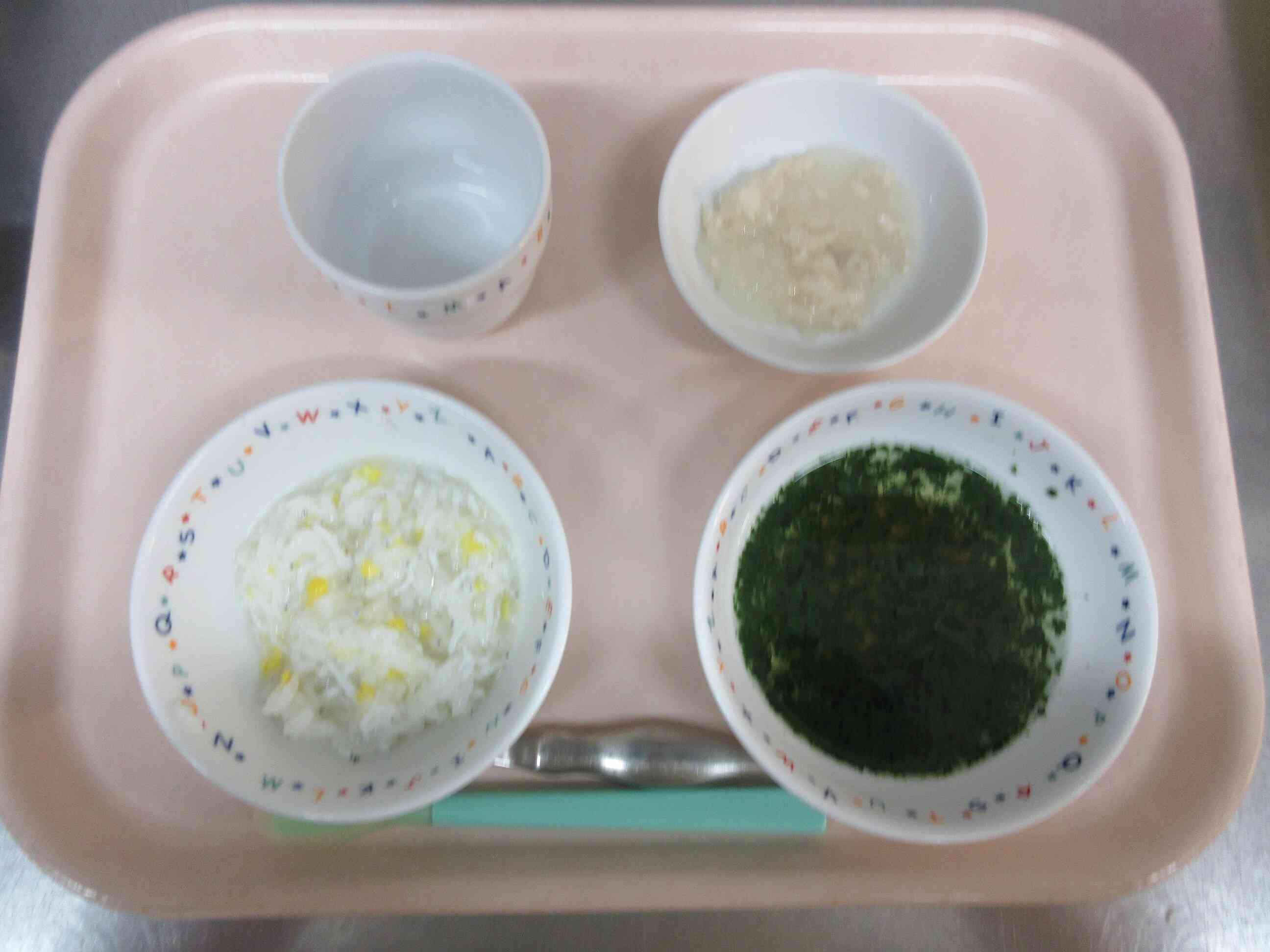 7/29の離乳食(中期)