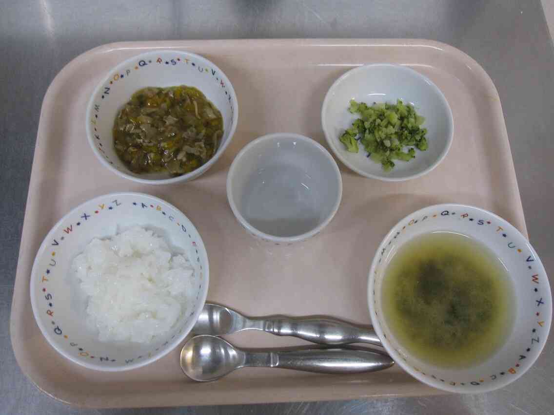 7/30の離乳食(後期)