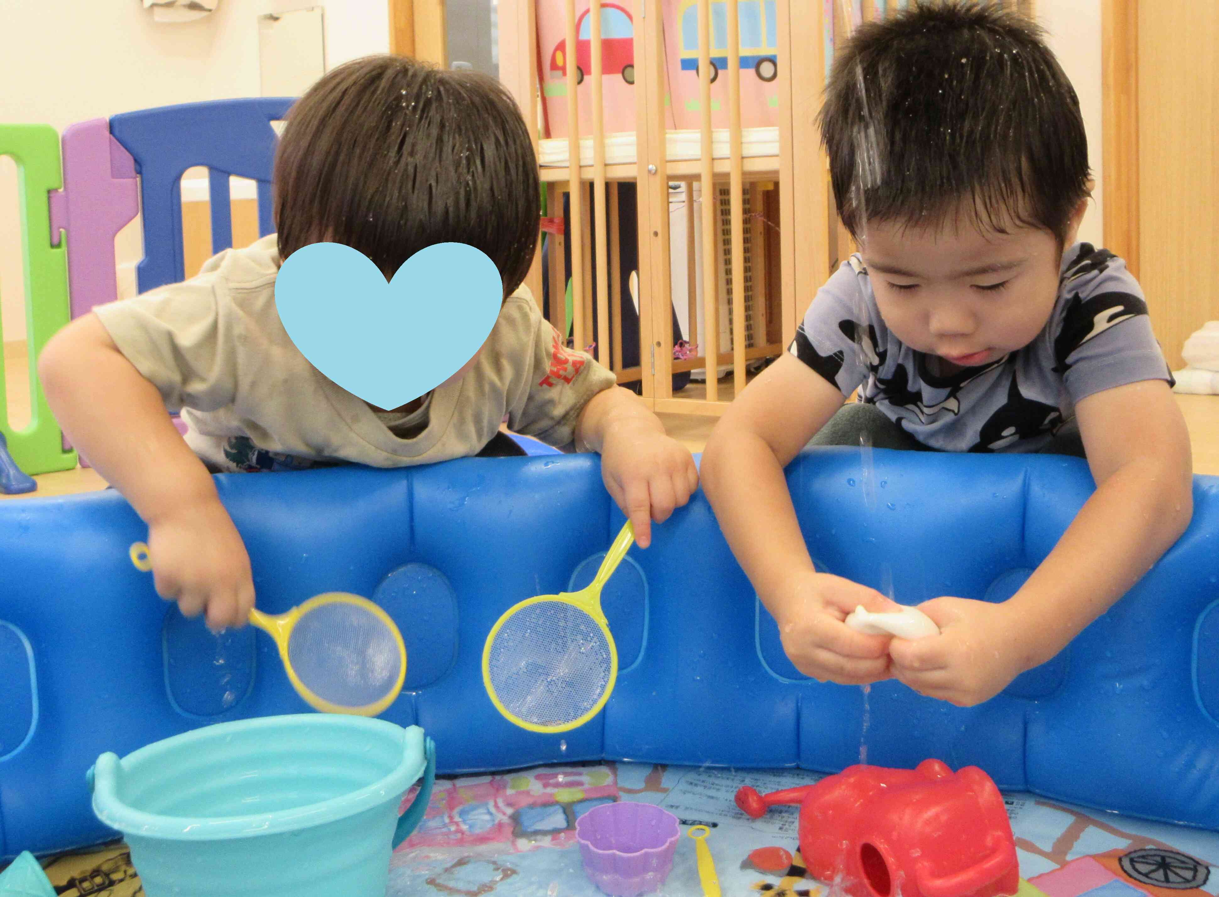 水遊びがはじまりました！！