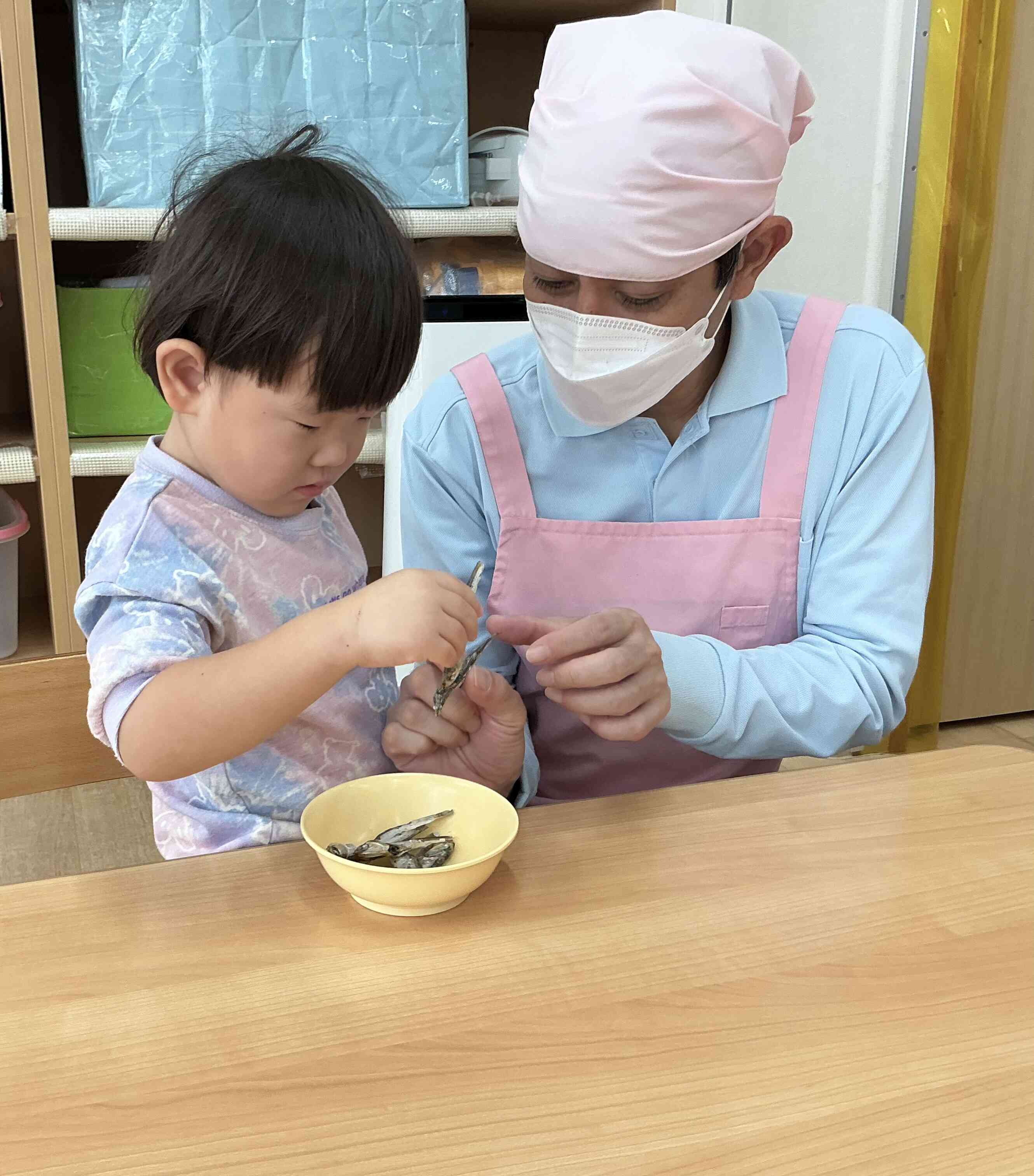 にぼしもさわったよ‼︎