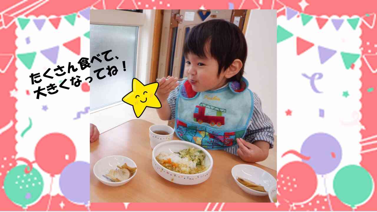 給食は大好きなカレーだったね!