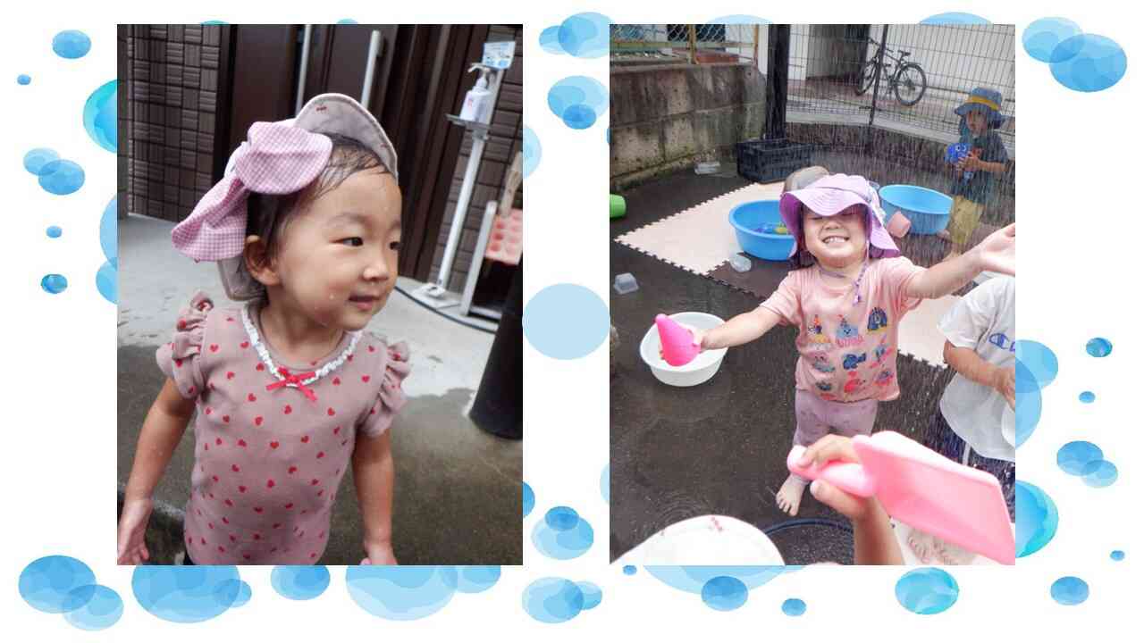 ぬれても平気です!