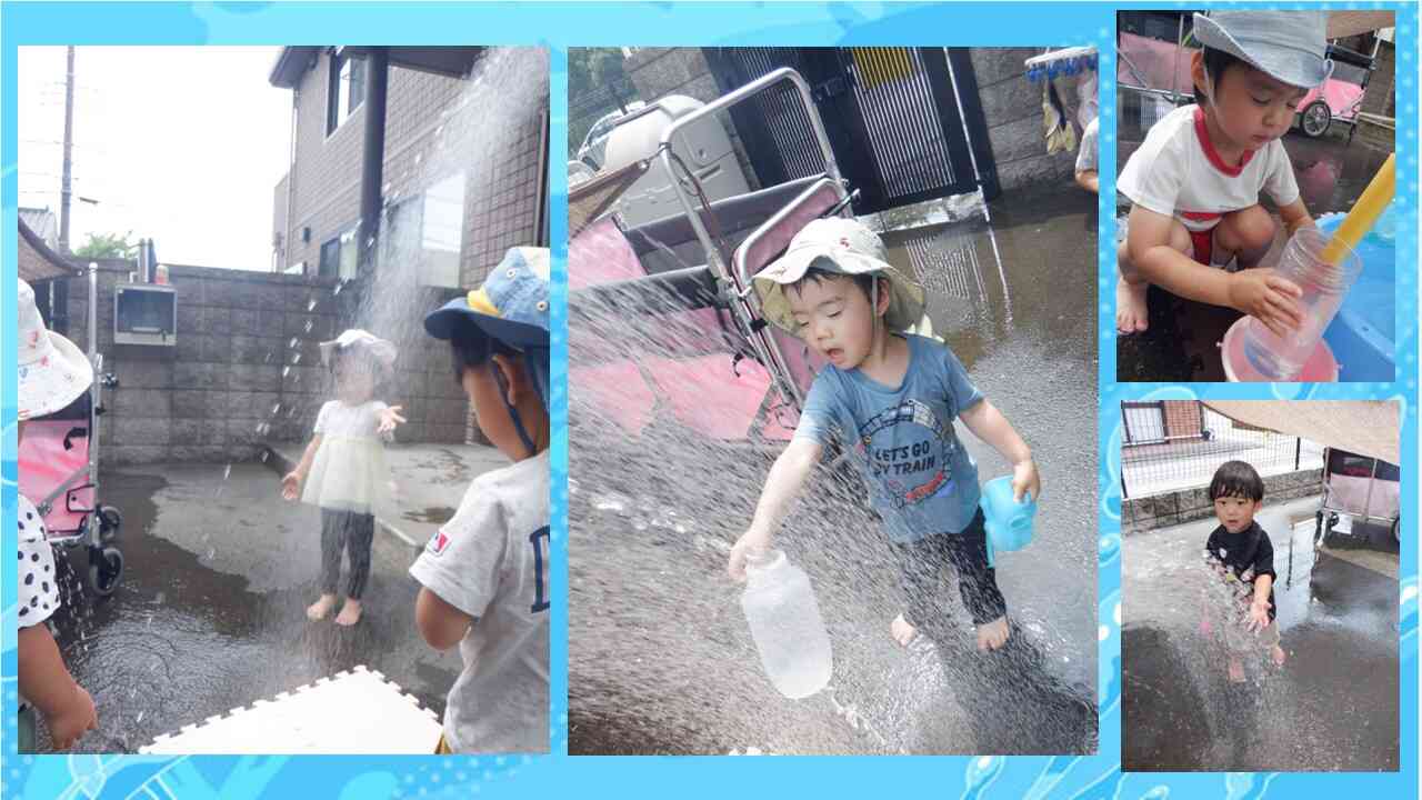 シャワーだシャワーだ!