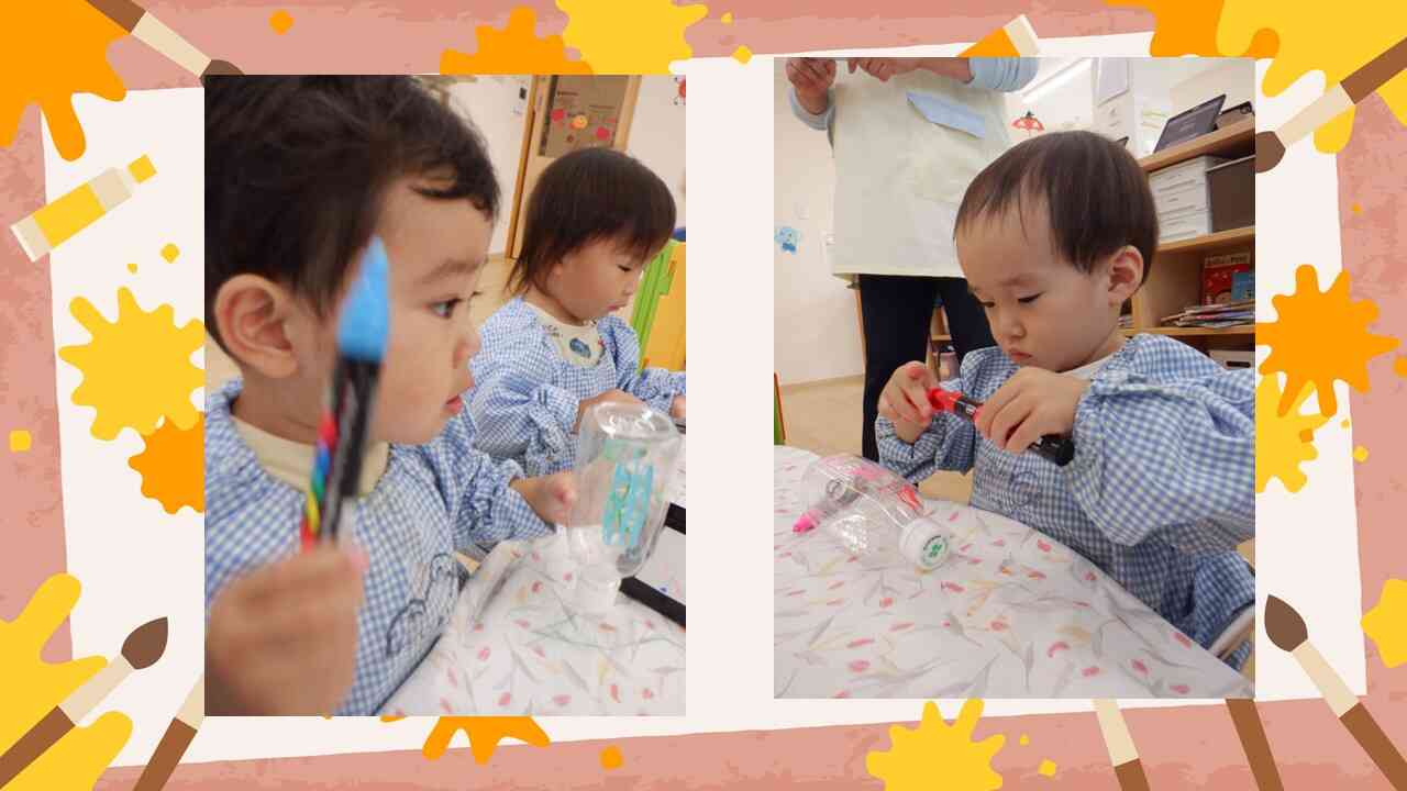 どんぐりマラカス作り