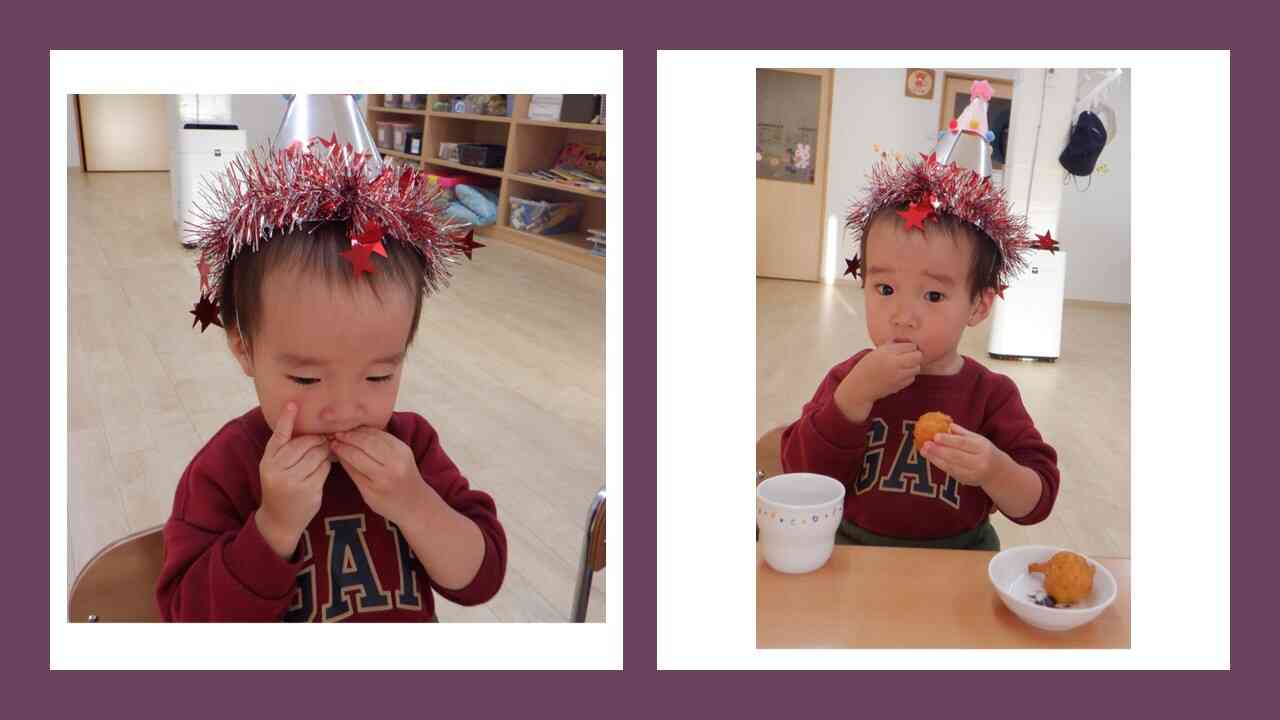 おやつも特別仕様です⭐︎