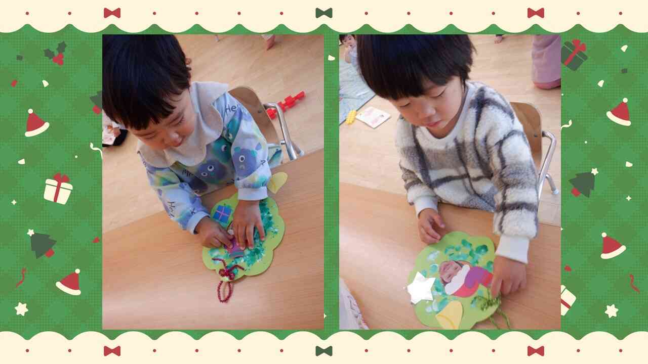 もうすぐ楽しいクリスマス♪