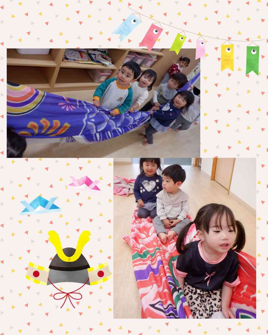 屋根より高い？こいのぼり～