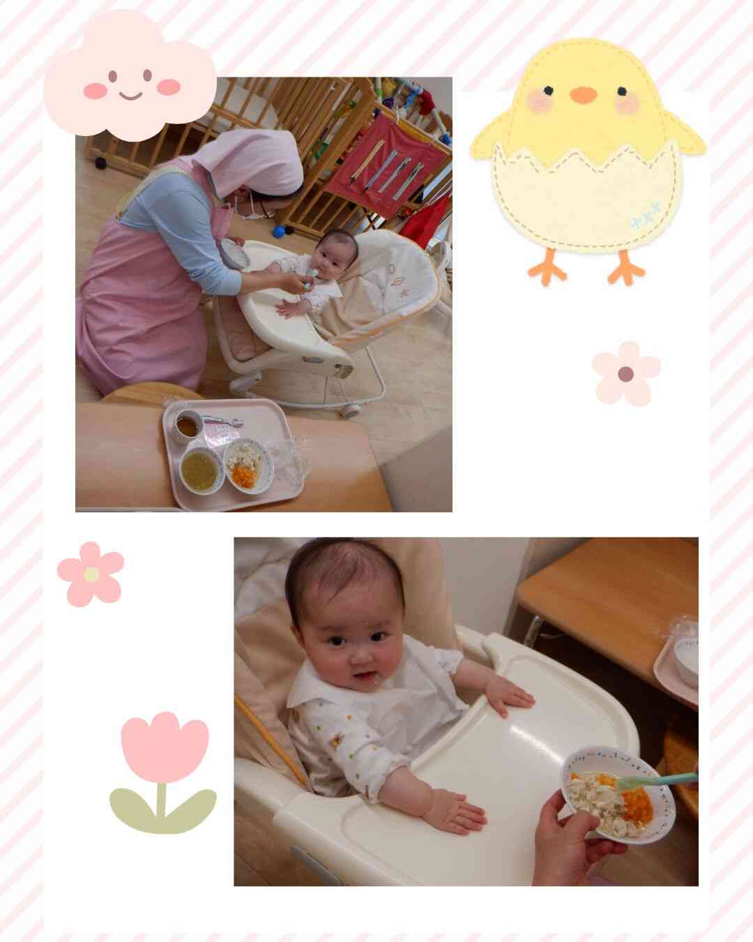 離乳食が始まったお友だち