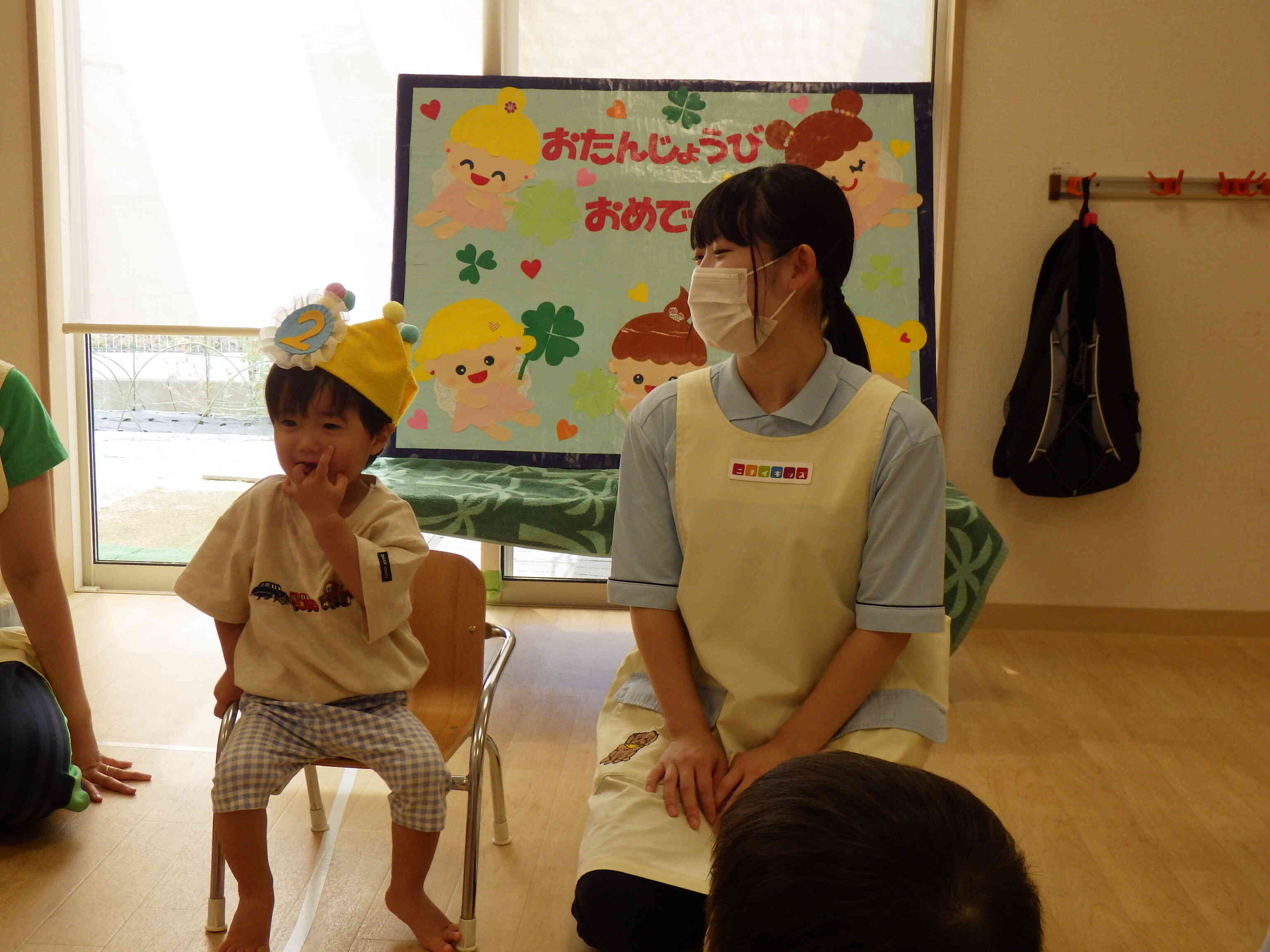 8月誕生会【保育参加】
