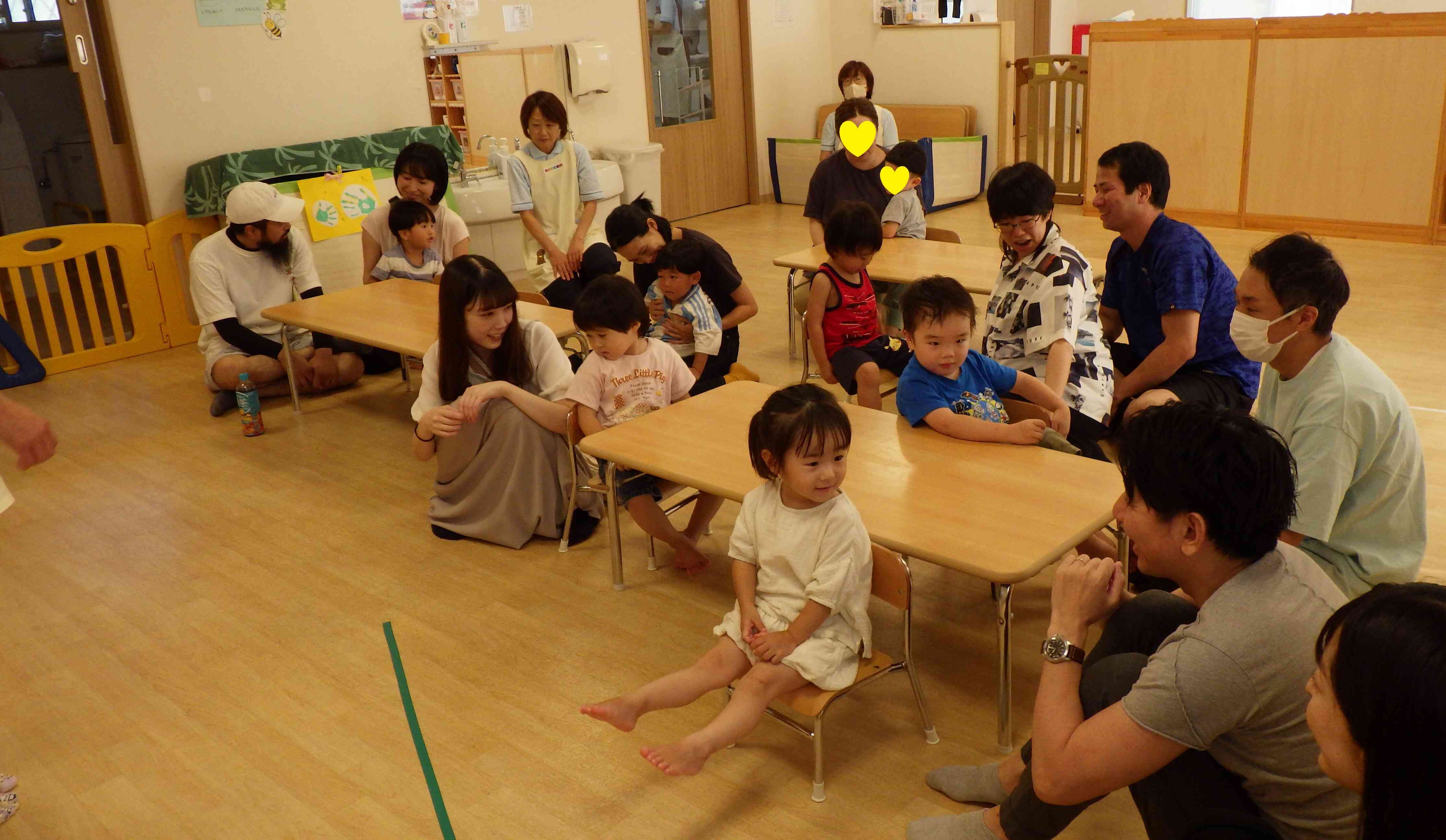 親子ふれあい遊び【2歳児うさぎ組】