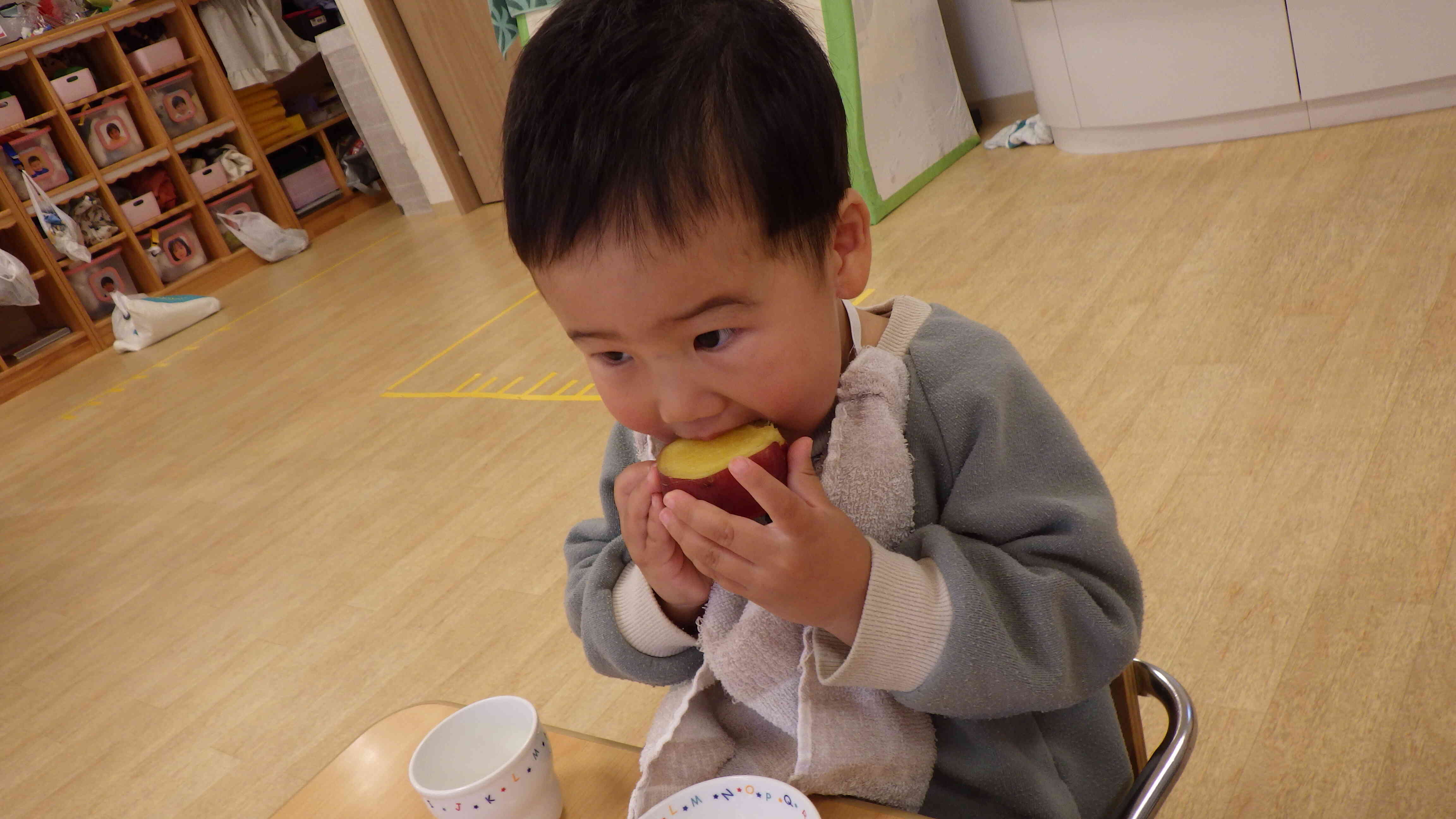 大きなお口で、いただきまーす