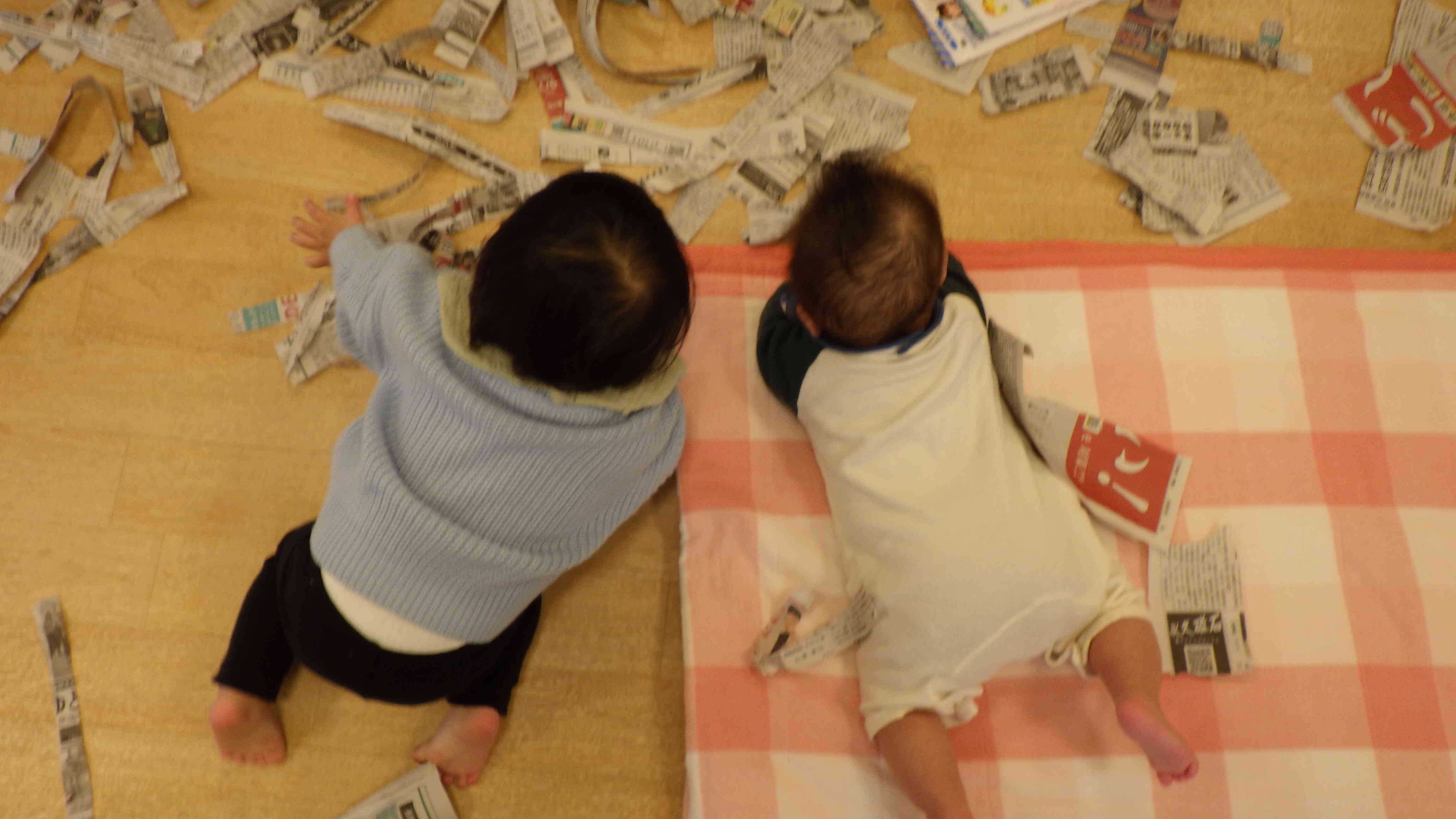 あ～あ　こんなに広げちゃって