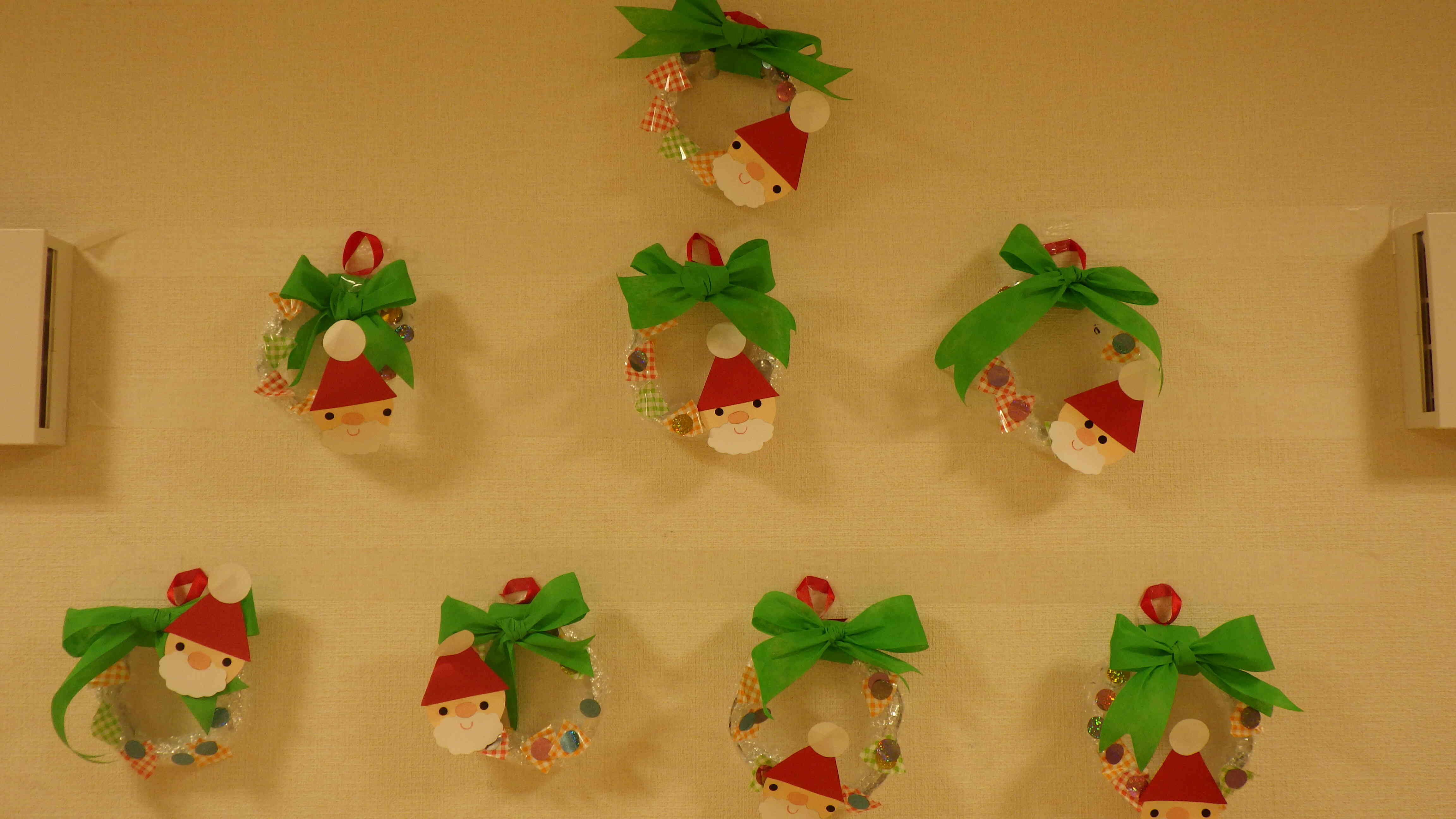 クリスマス飾りをつくったよ！