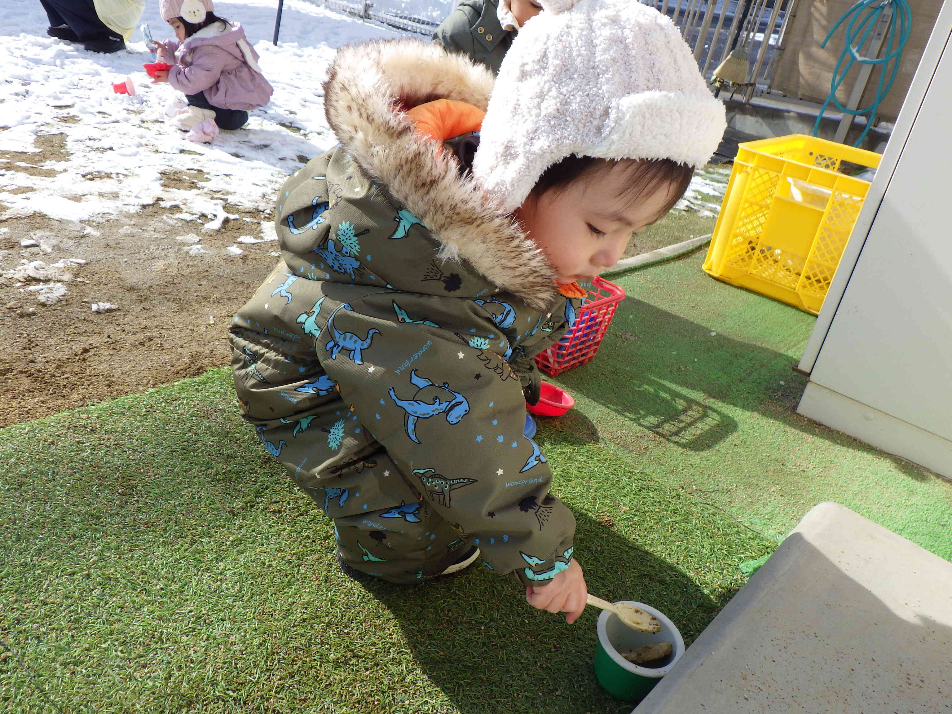 ぼくはやっぱり、砂がいいなぁ～