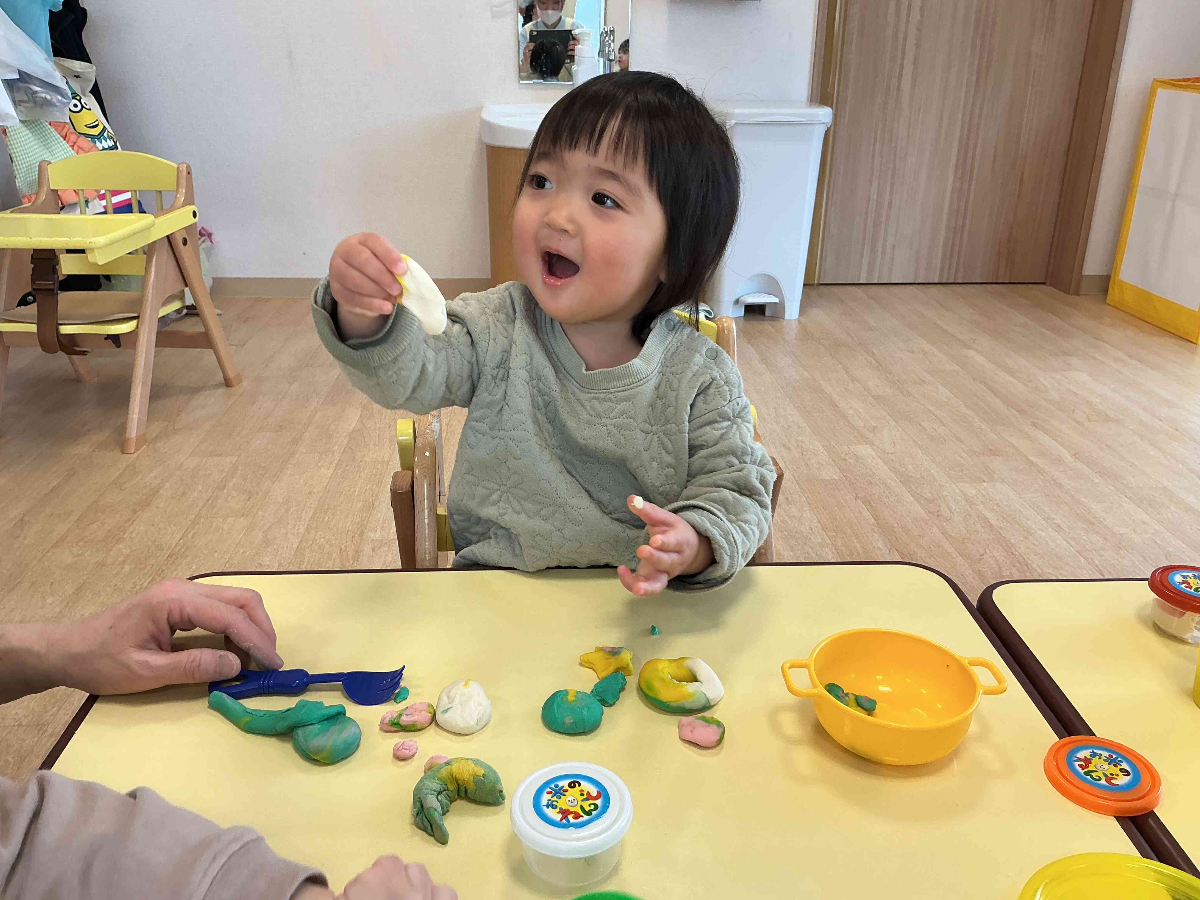 あ〜ん　おいしいよ