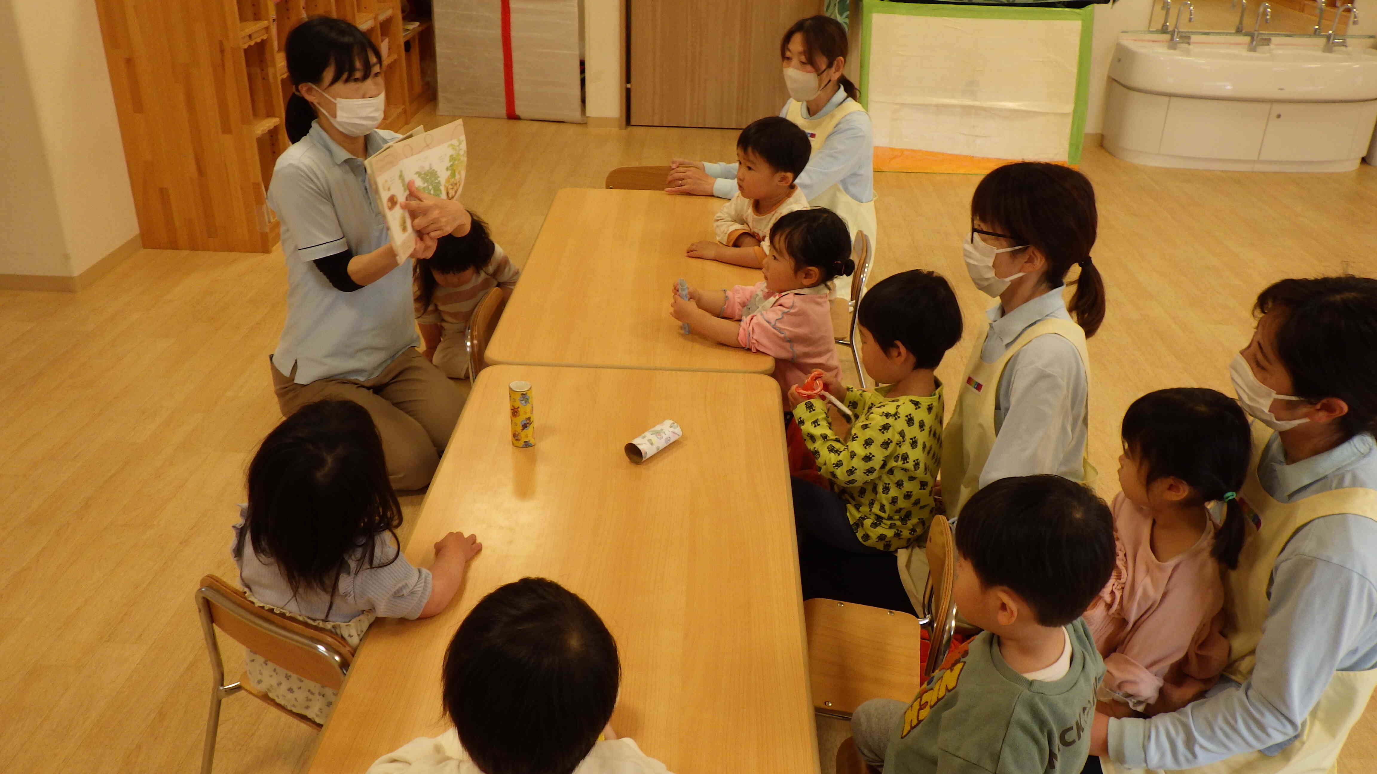 じゃがいもさんの絵本を読んでもらったよ