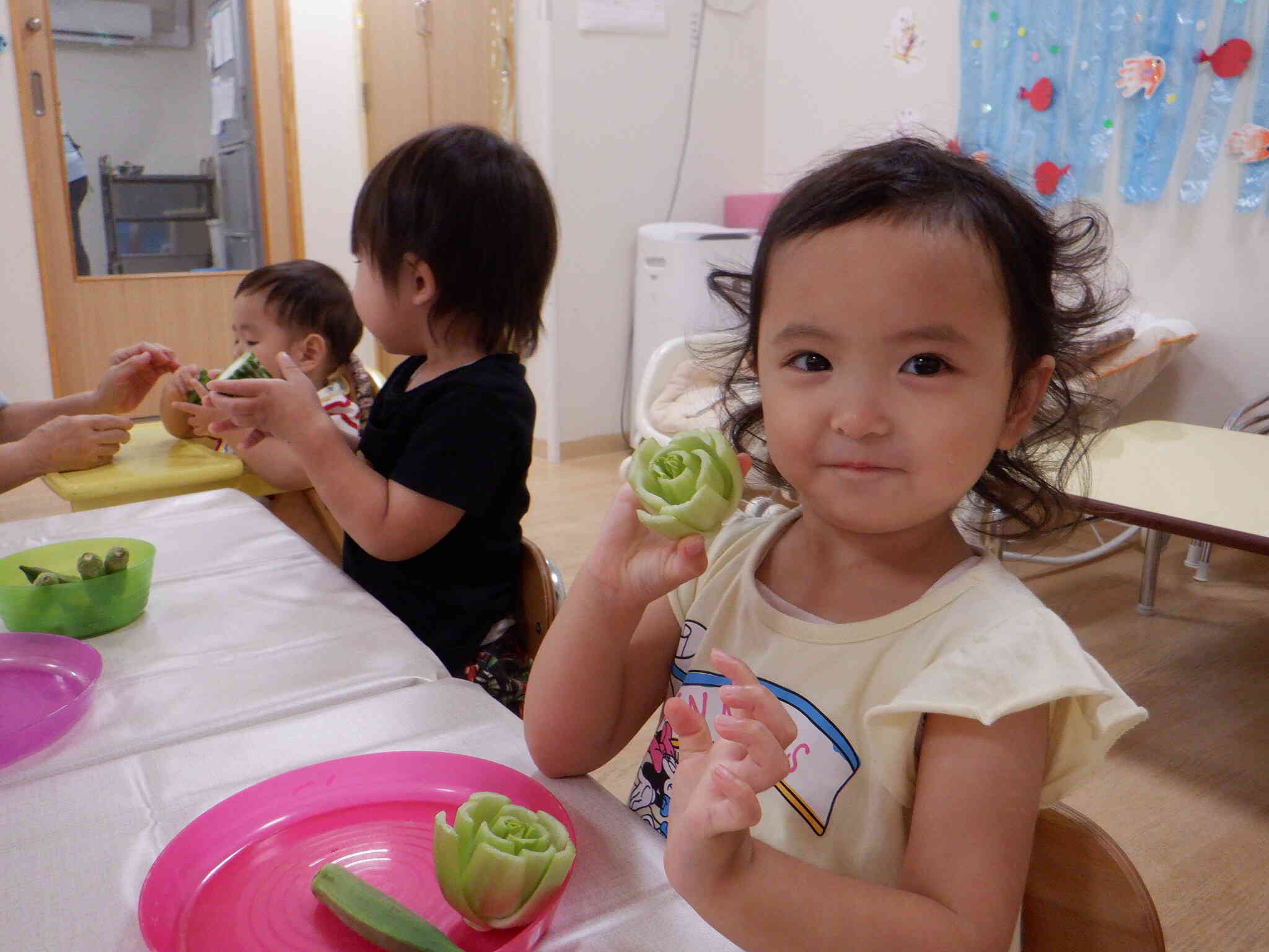 給食で食べたチンゲンサイだよ！